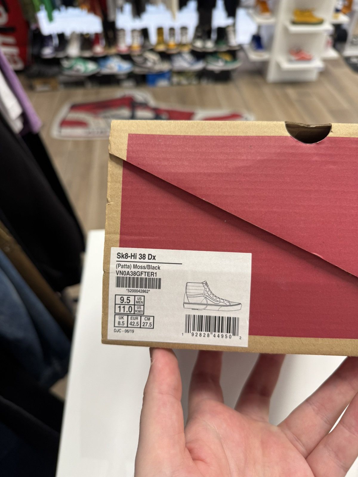 Patta × Vans Vans x patta hi olive 42,5 Size US 9.5 / EU 42-43 - 15 Thumbnail