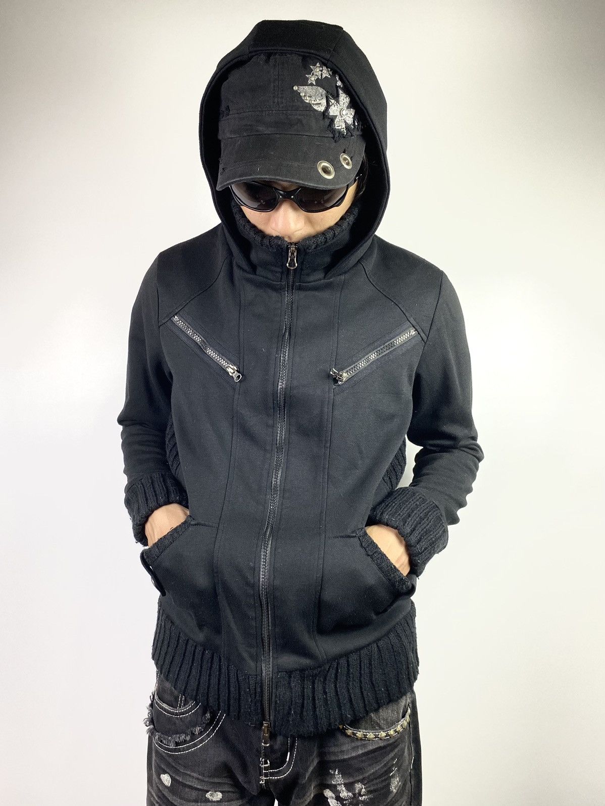 Hysteric Glamour × If Six Was Nine × Japanese Brand daily news gothic black faded hoodie ifsixwasnine style Size US M / EU 48-50 / 2 - 13 Thumbnail