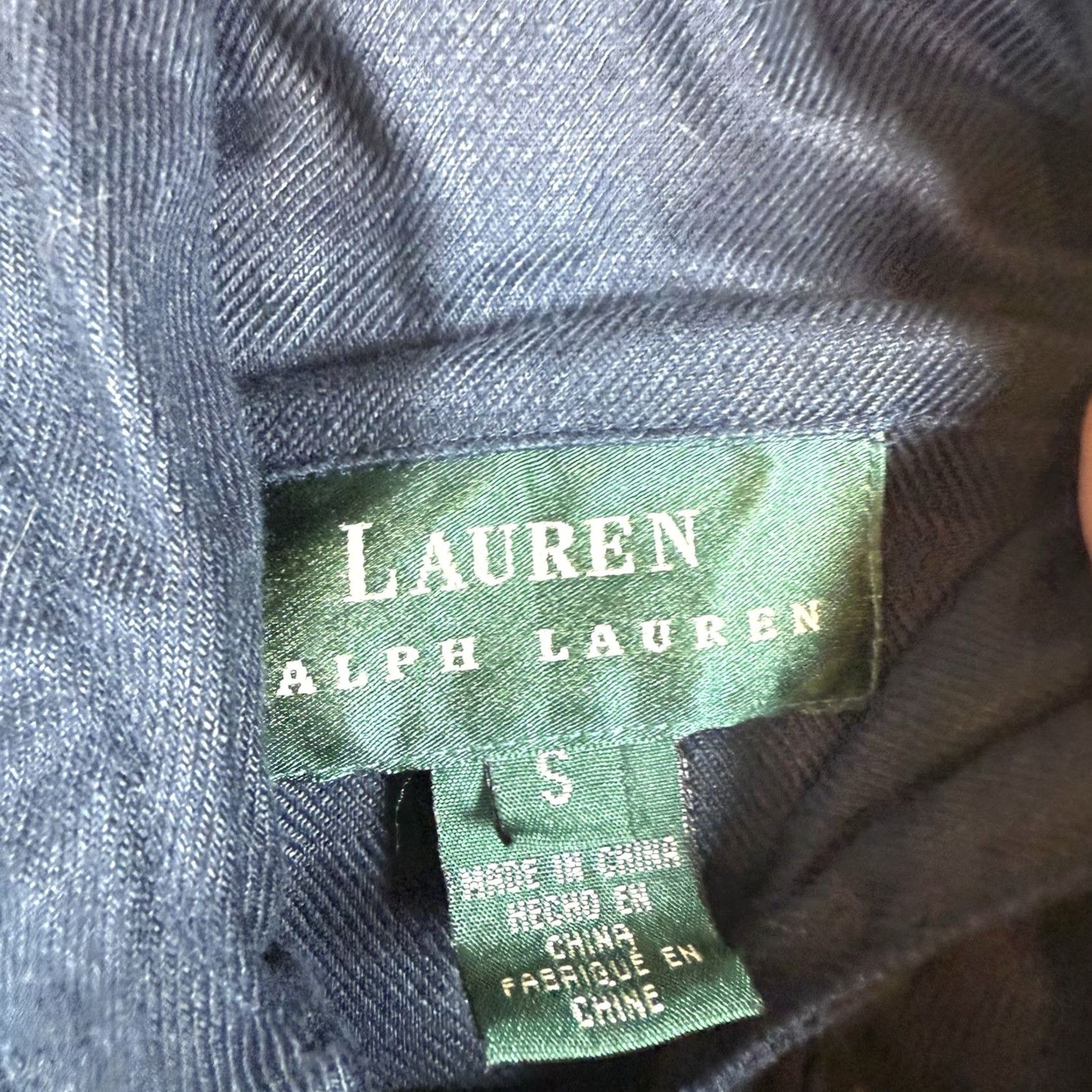 Ralph Lauren VINTAGE Ralph Lauren Linen Utility Jacket Hooded Navy Womens S Small Blue Linen Utility Jacket Hooded Womens S Small Blue Ralph Lauren Size S / US 4 / IT 40 - 4 Thumbnail