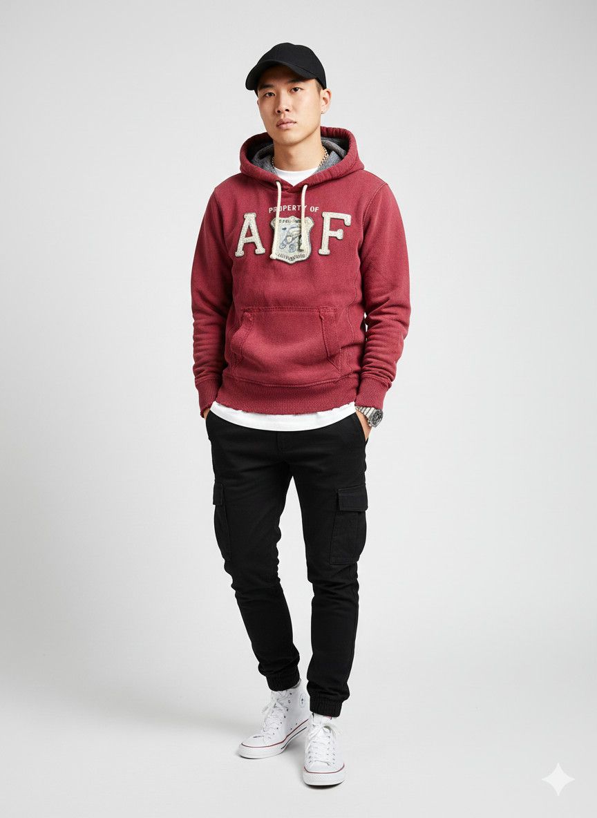 Abercrombie & Fitch Vintage PROPERTY OF ABERCROMBIE FITCH HOODIE Size US S / EU 44-46 / 1 - 1 Thumbnail