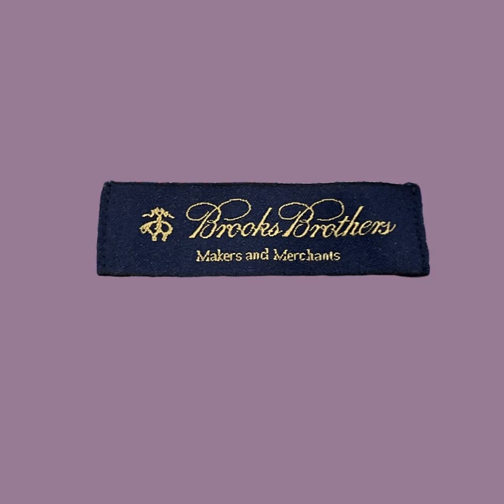 Brooks Brothers Neck Tie Geometric Blue Mens Adult Tie Pointed 57"-60" Classic Length Boys Mens, Men's