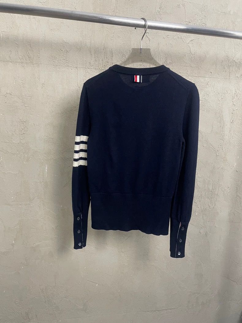 Thom Browne Thom Browne Striped wool round neck sweater Size XS / US 0-2 / IT 36-38 - 2 Thumbnail
