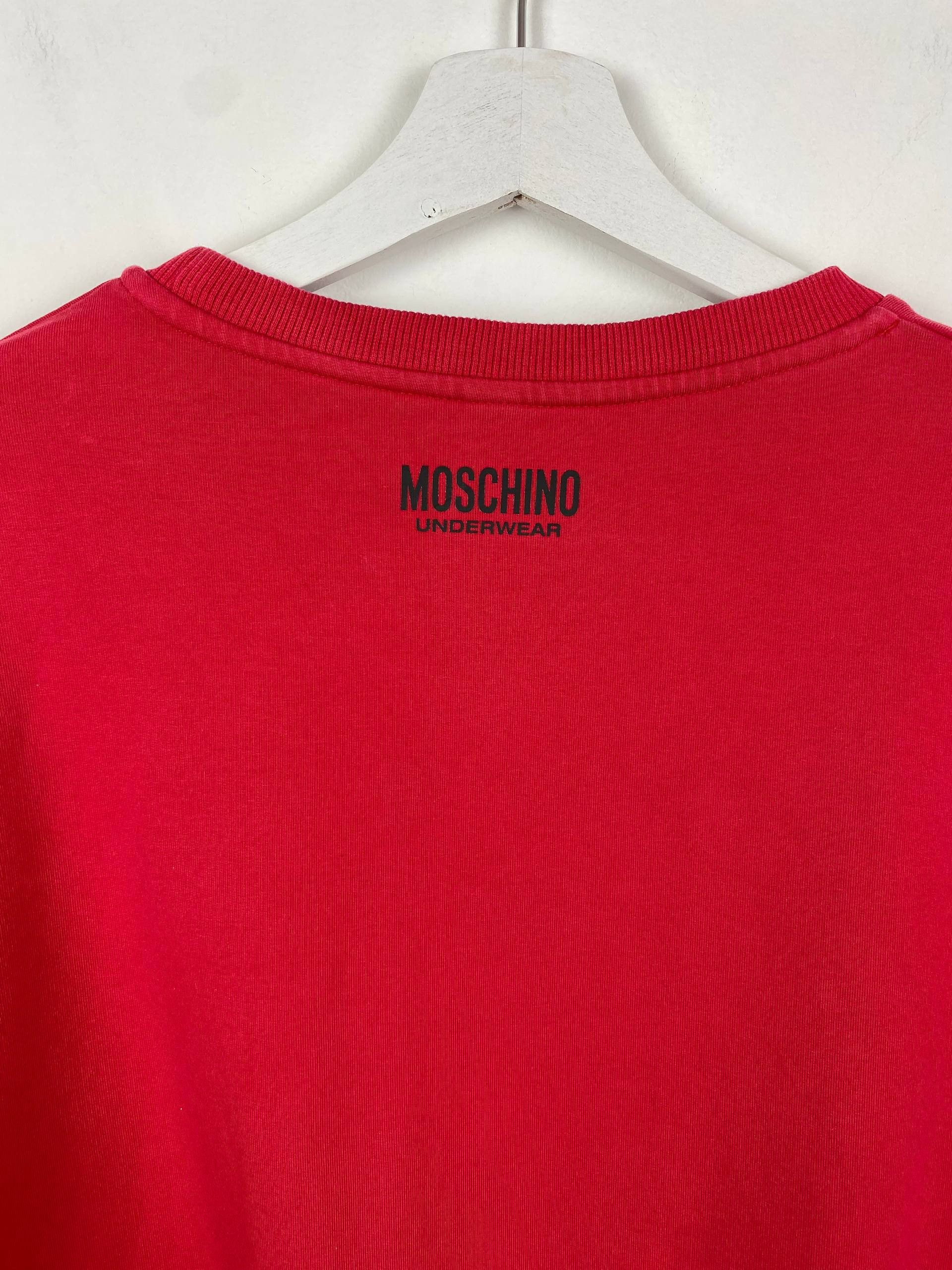 Moschino Moschino Underwear Sweatshirt Logo Tape Old Money Size L Size US L / EU 52-54 / 3 - 6 Thumbnail