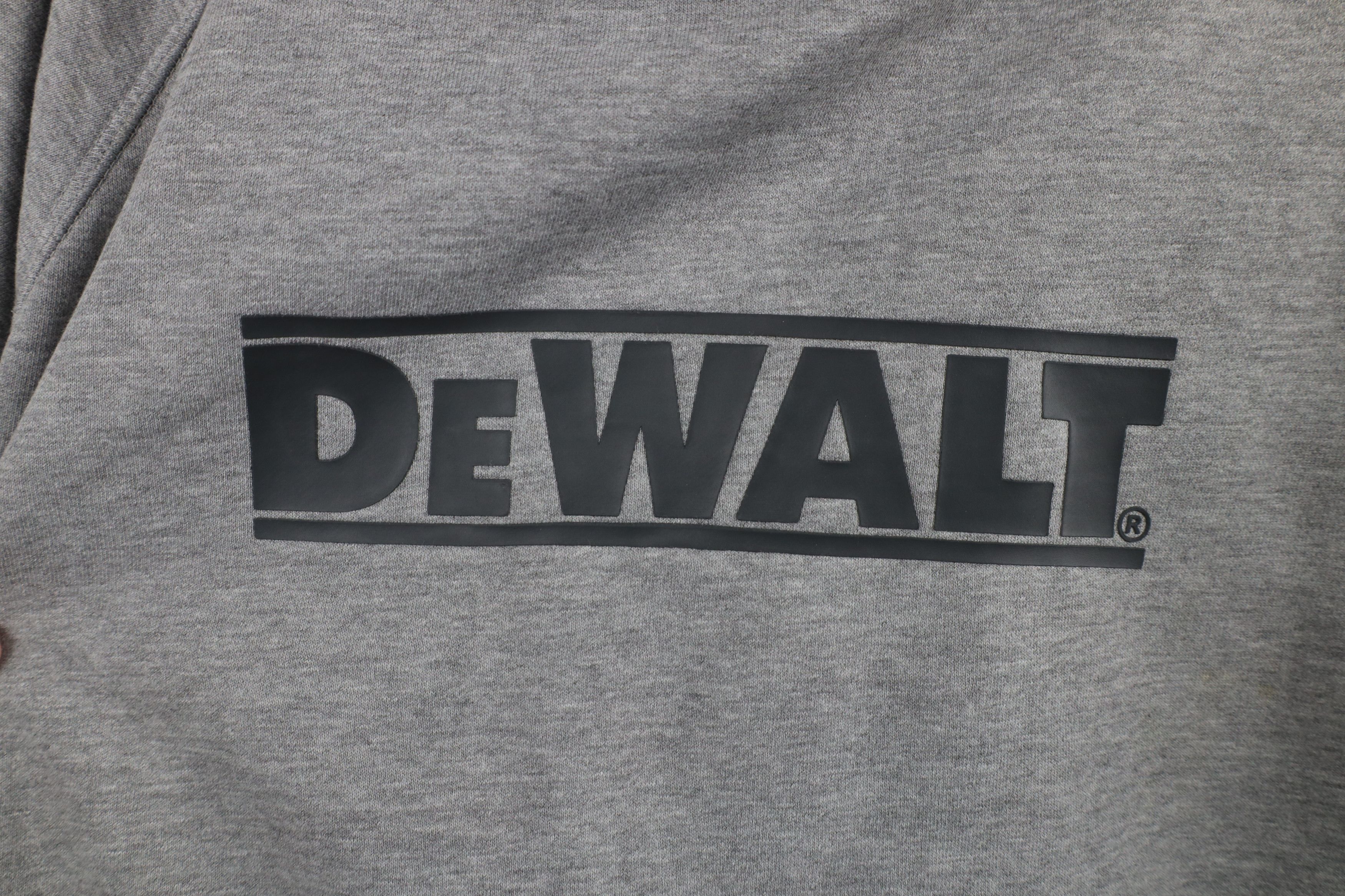 Vintage Vintage Dewalt Tools Heavyweight Hoodie Sweatshirt Gray Size US L / EU 52-54 / 3 - 6 Thumbnail