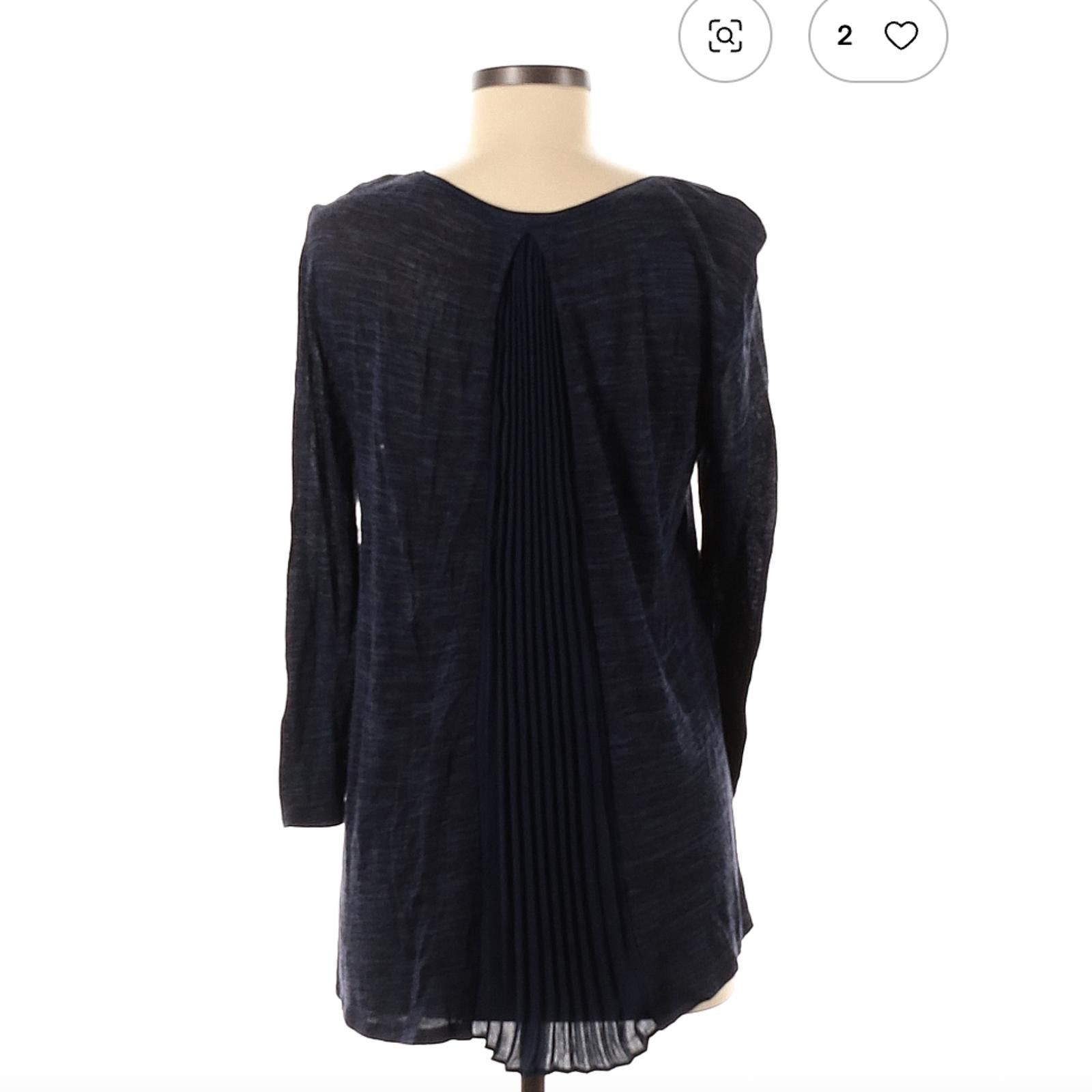 Other White House Black Market Blue 3/4 Sleeve Top Size M Size M / US 6-8 / IT 42-44 - 2 Thumbnail