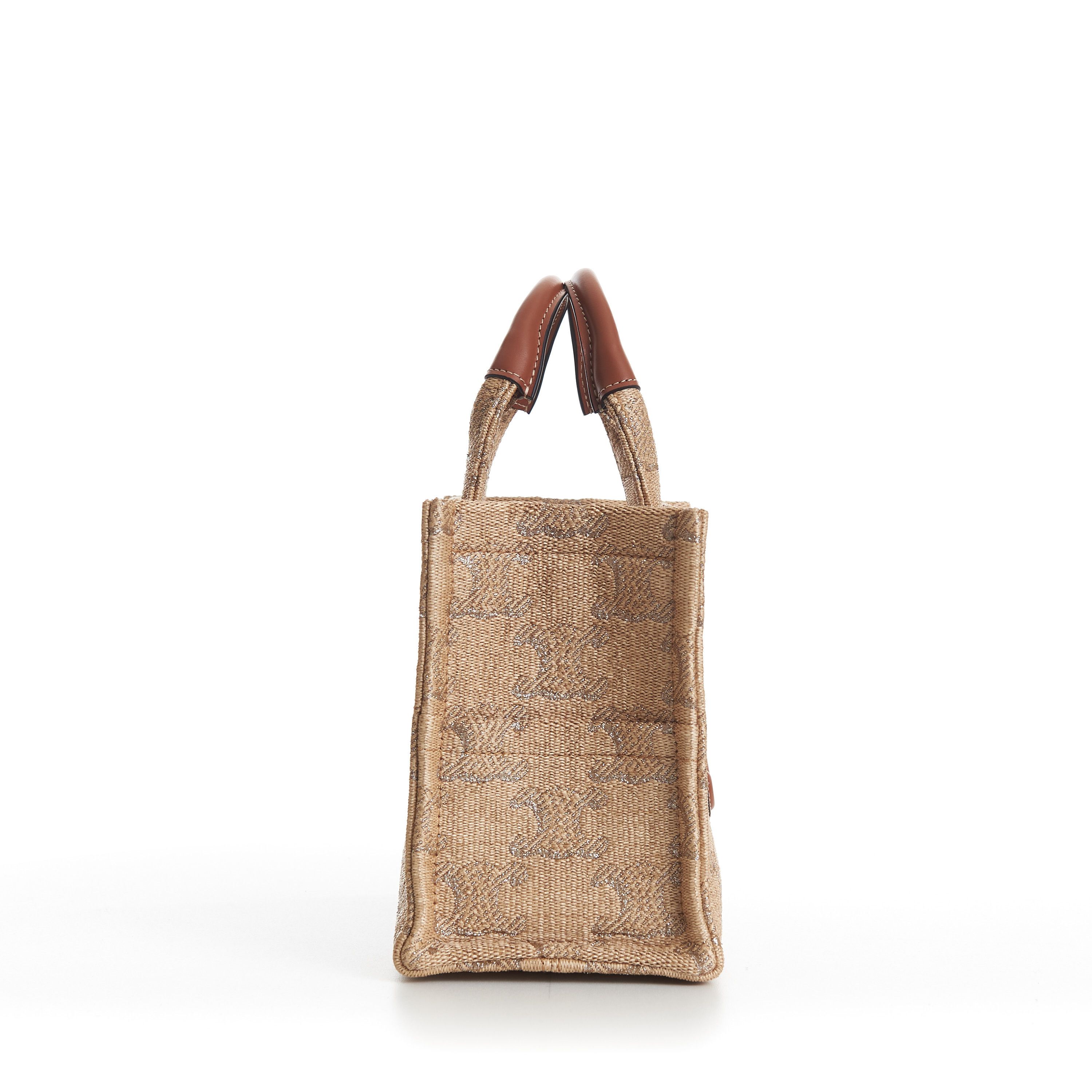 Celine Small Cabas Thais In Raffia Effect Textile Size ONE SIZE - 10 Thumbnail