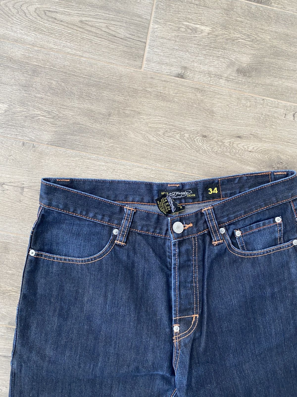 Ed Hardy × Vintage 💀ED HARDY skull vintage jeans Size US 34 / EU 50 - 16 Thumbnail