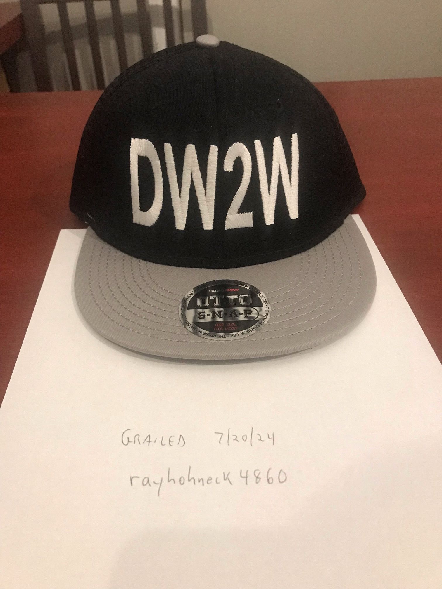 Other Don't Want 2 Work Snapback Size ONE SIZE - 3 Thumbnail