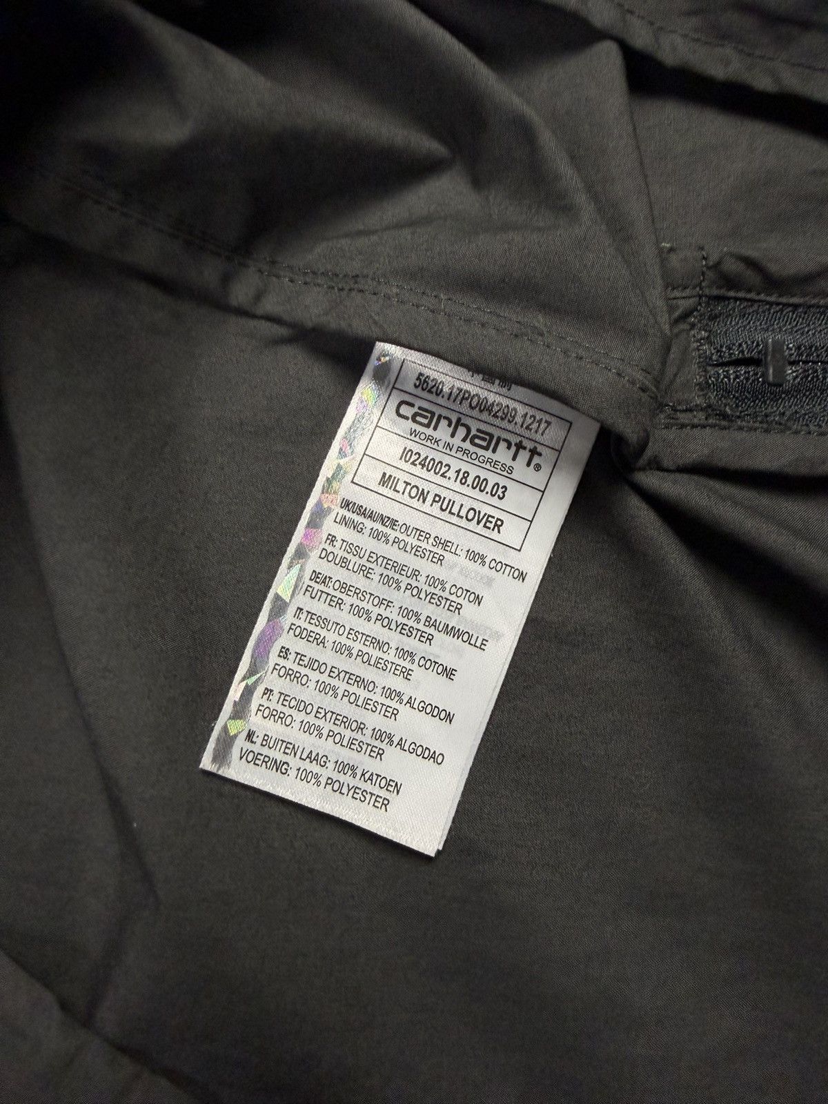 Carhartt Wip Carhartt wip Military MILTON PULLOVER Jacket Vintage Japan Size US S / EU 44-46 / 1 - 11 Thumbnail