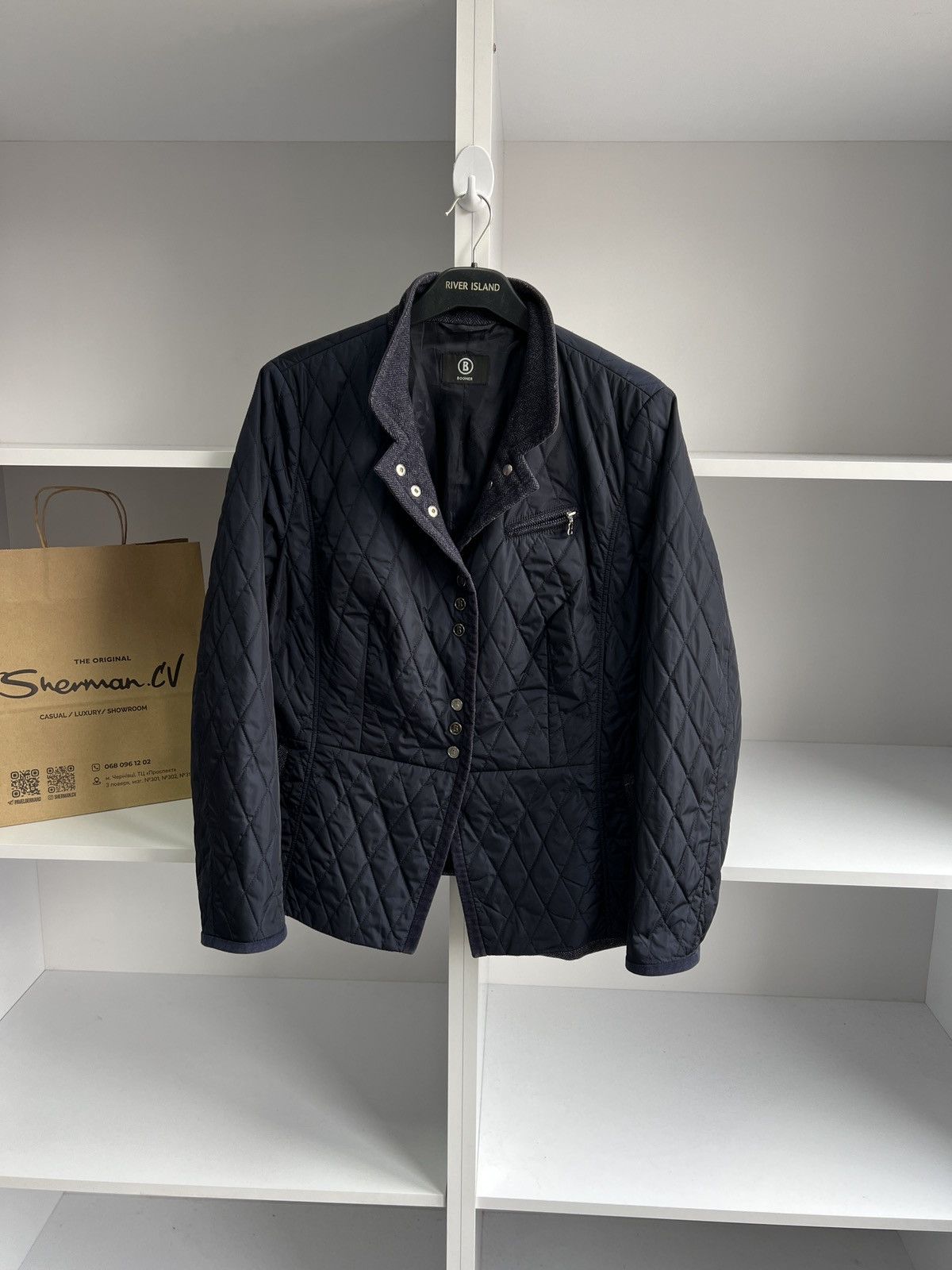 Bogner × Designer × Vintage Vintage Bogner Women’s luxury navy designer jacket Size XL / US 12-14 / IT 48-50 - 1 Thumbnail