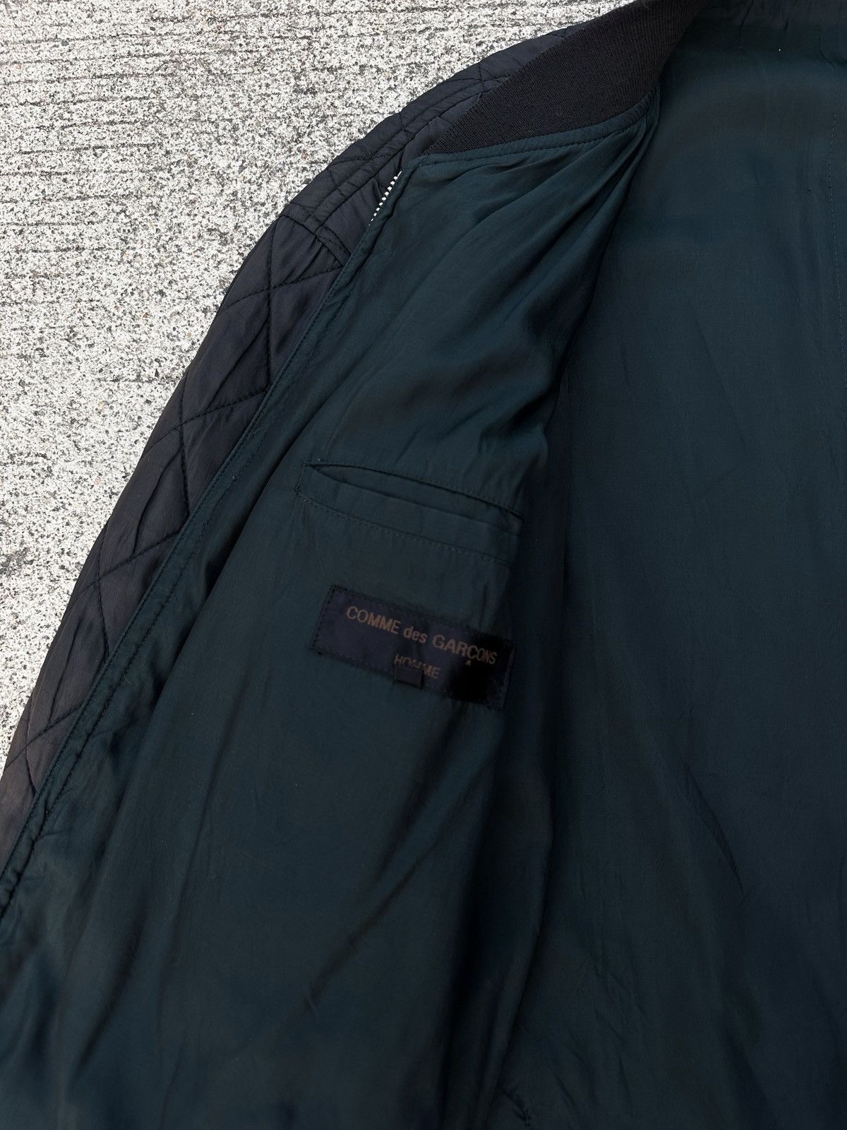 Comme des Garcons Homme Comme des Garcons AW93 Quilted Reversible Bomber Jacket Size US M / EU 48-50 / 2 - 6 Thumbnail