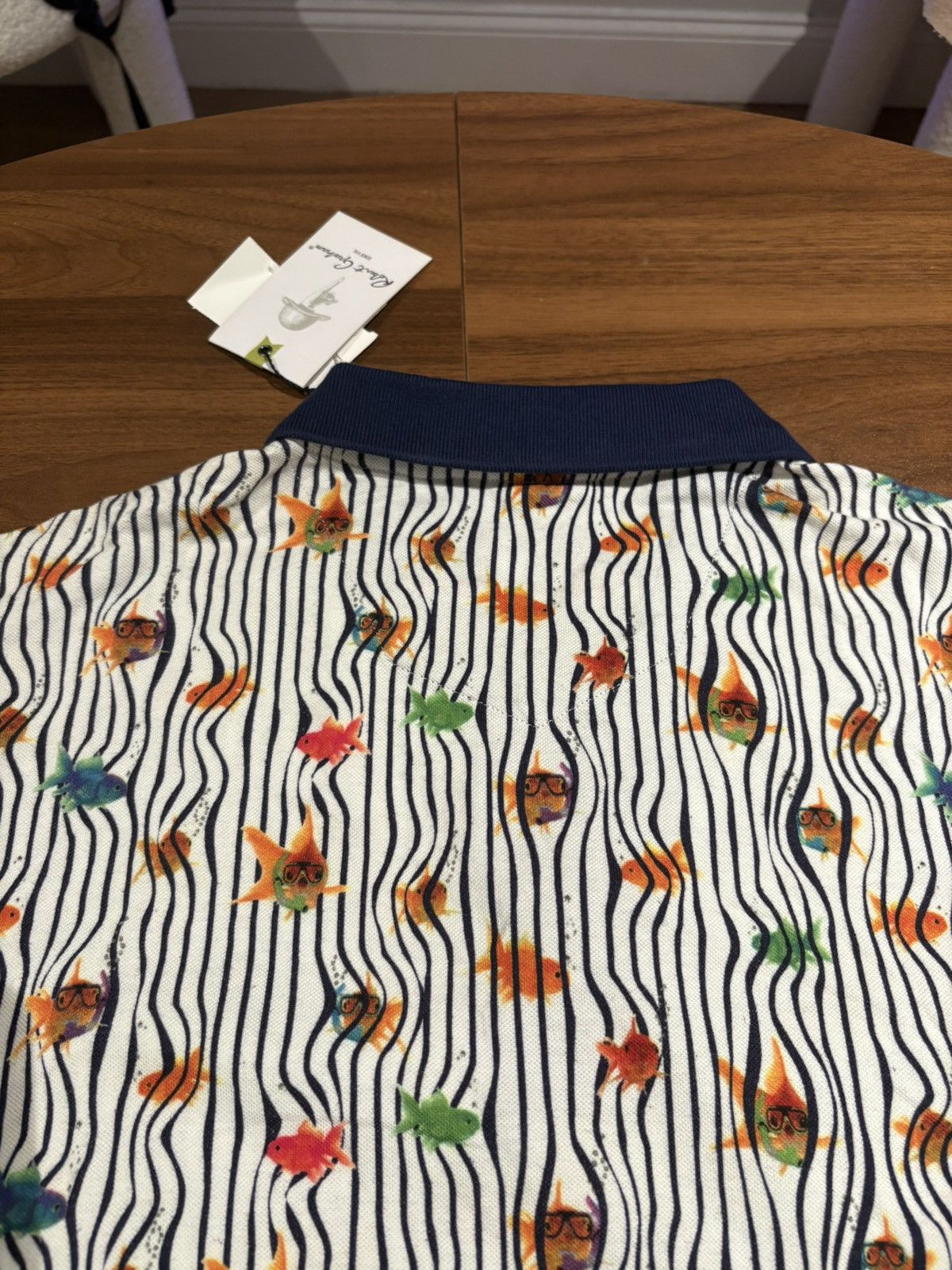 Robert Graham NWT robert graham fish pique polo all over print size M Size US M / EU 48-50 / 2 - 7 Thumbnail