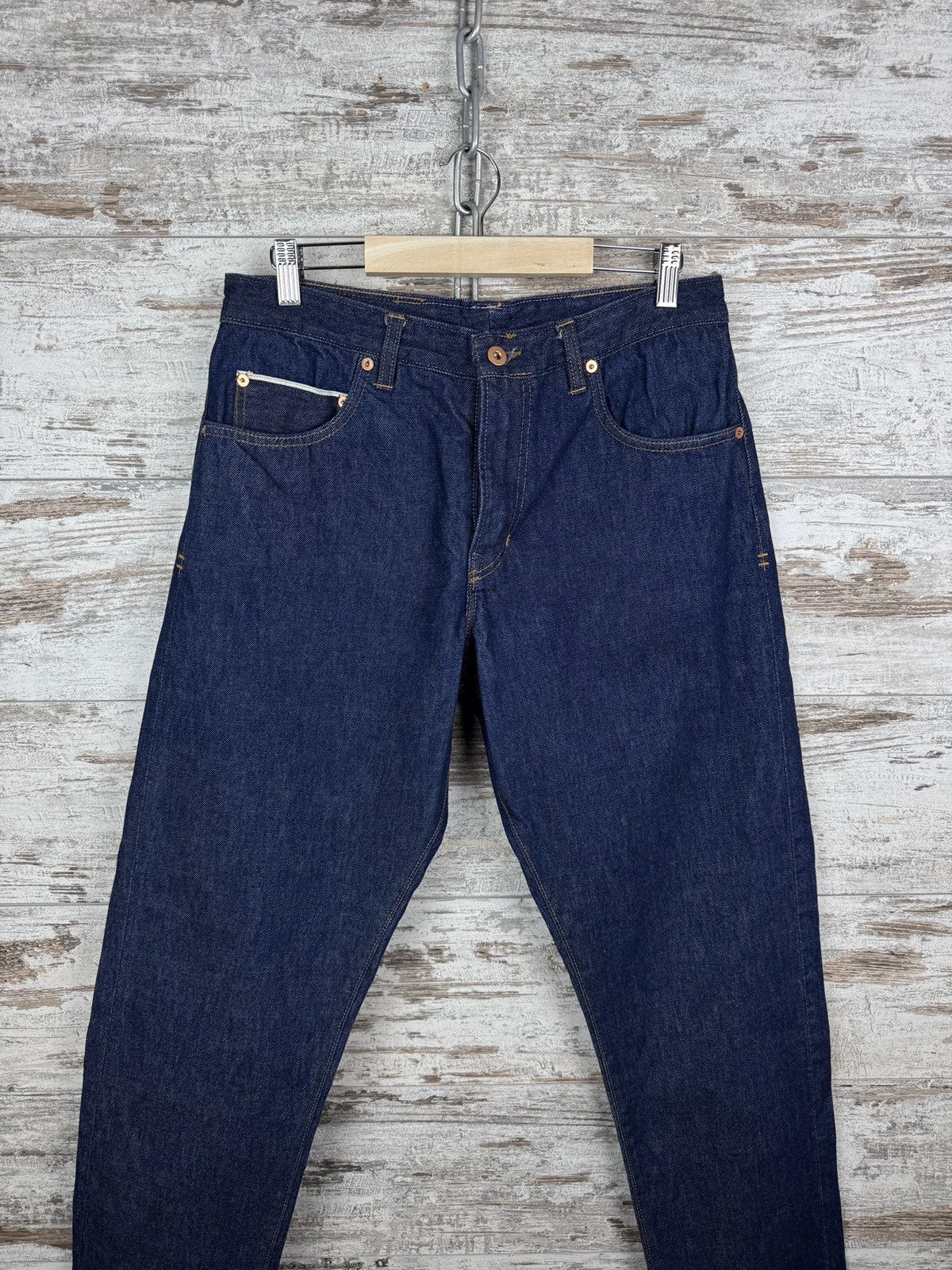 Mens Oliver Sweeney By Billiam Parker Denim Selvedge Jeans in Blue, Men's (Size 30) — image 2 of 6