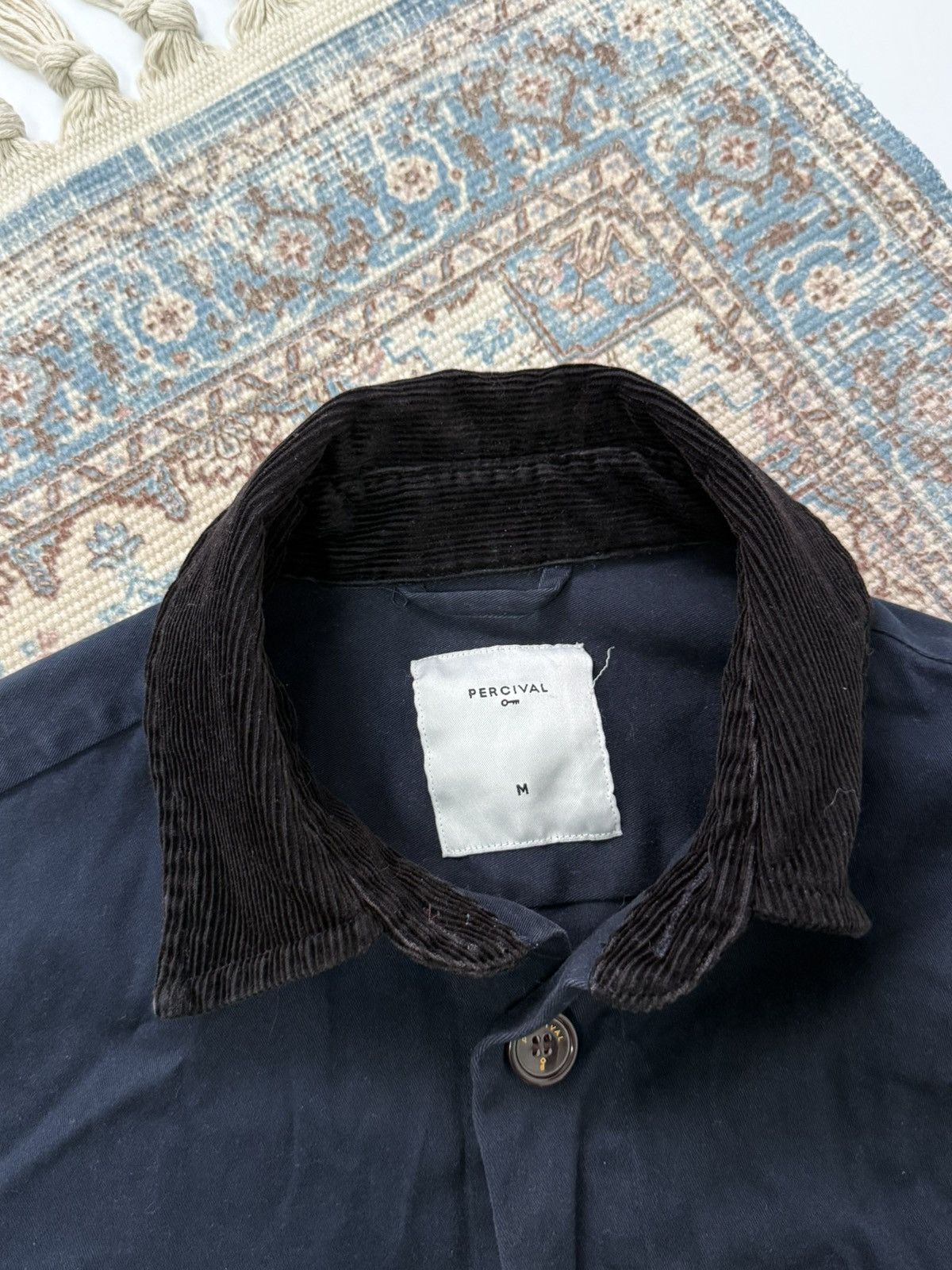 Percival Percival Work Multipocket Navy Cotton Jacket Size US M / EU 48-50 / 2 - 4 Thumbnail