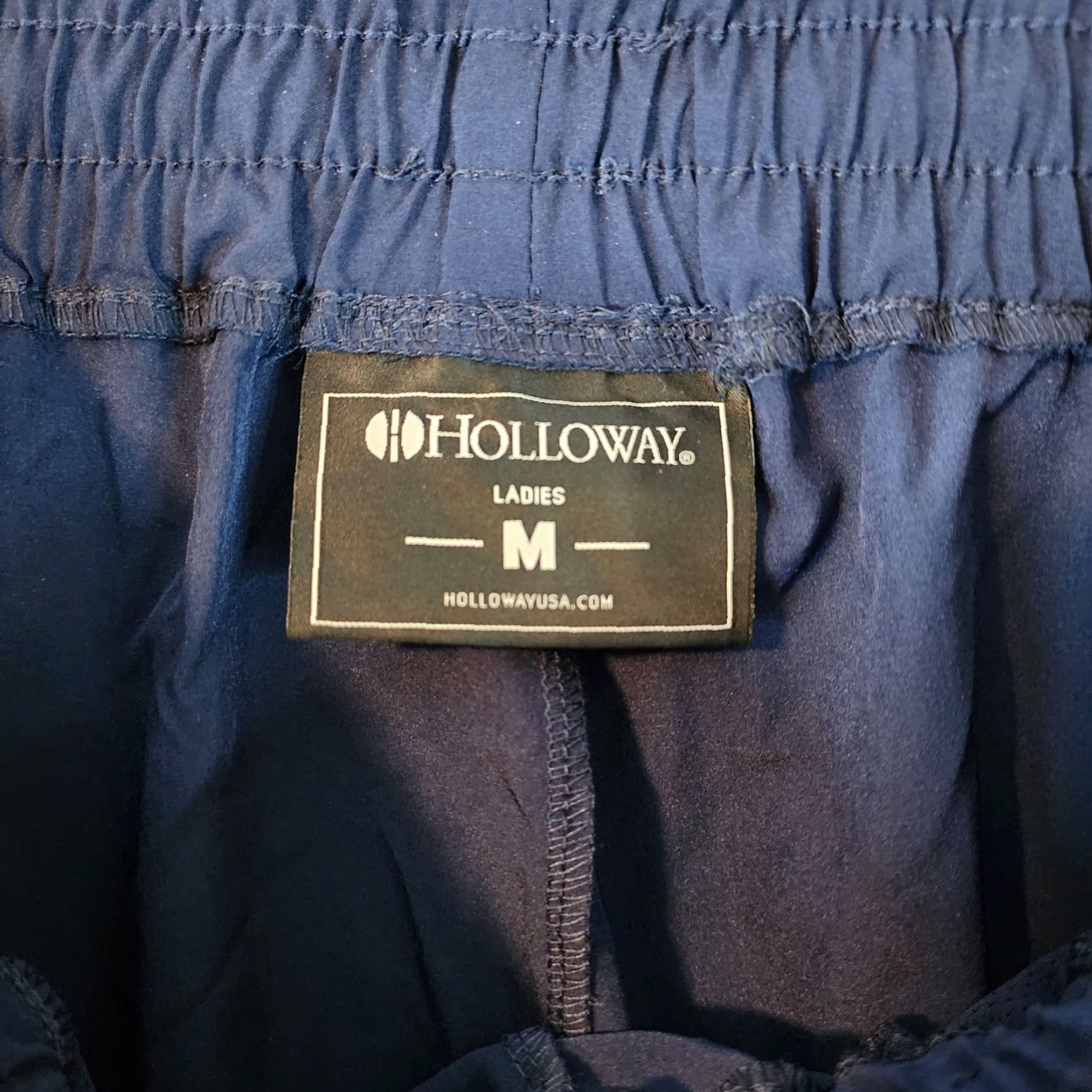 Holloway Holloway Womens Blue Navy Elastic Waist Jogger Pants Medium Size 32" / US 10 / IT 46 - 4 Thumbnail