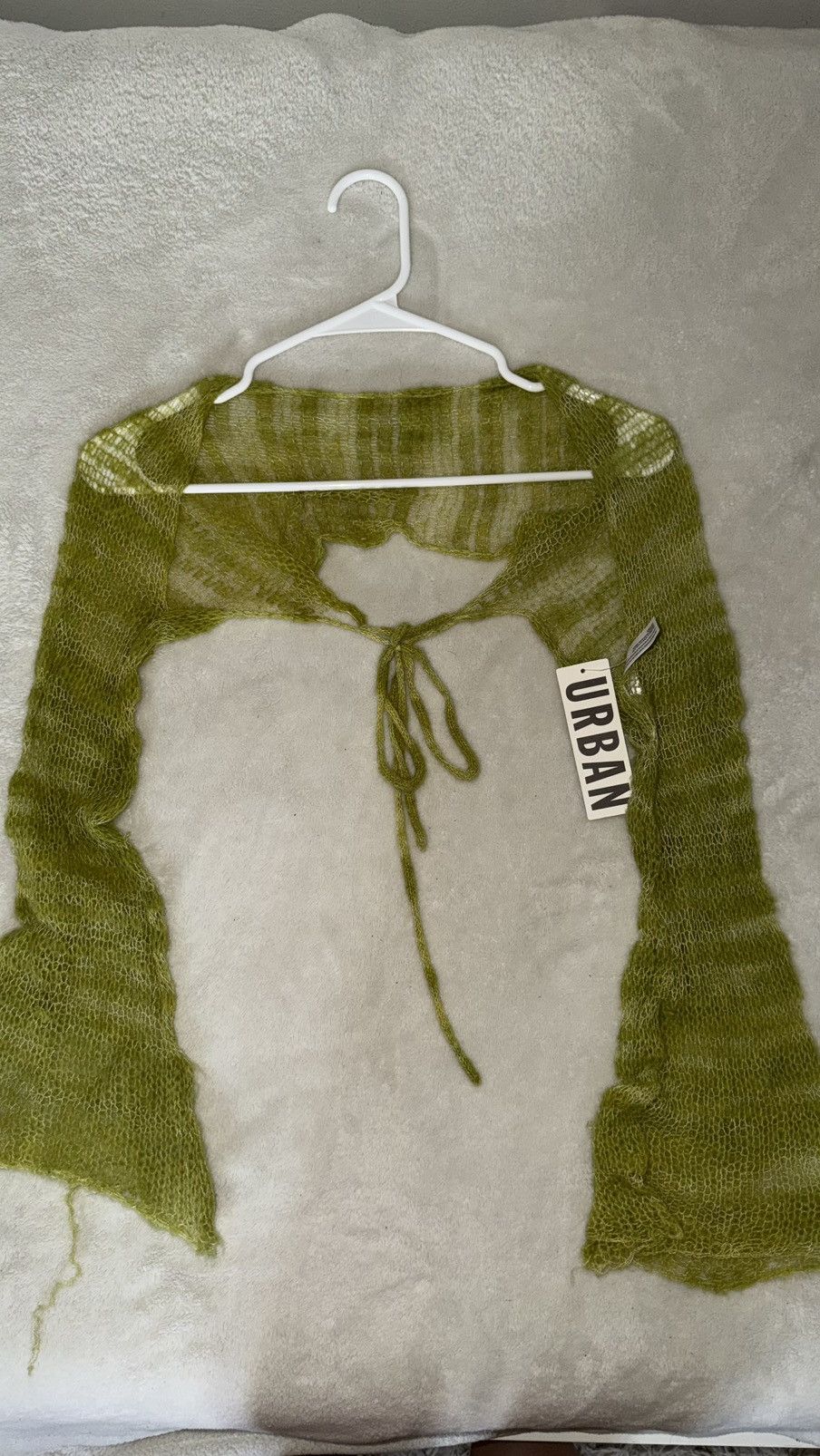 Urban Outfitters green knitted crop top Size XS / US 0-2 / IT 36-38 - 1 Thumbnail