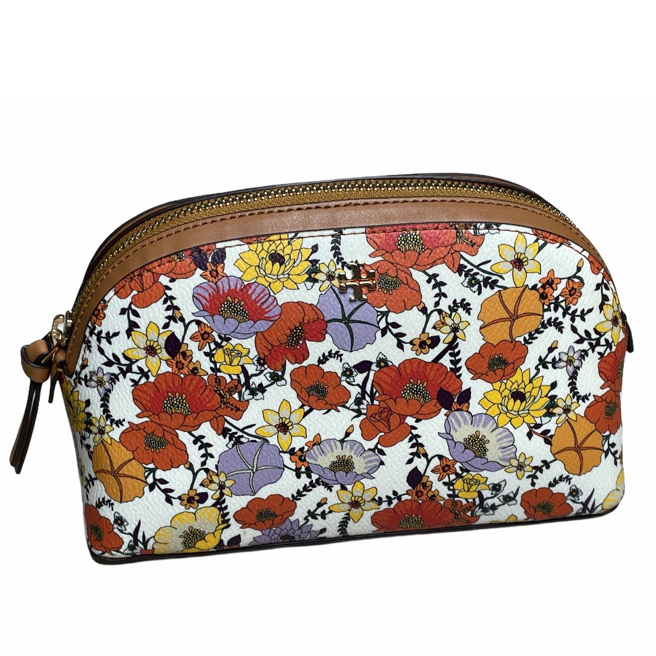 Tory Burch Tory Burch Kerrington Cosmetic Bag Blossom ditsy new Size ONE SIZE - 1 Thumbnail