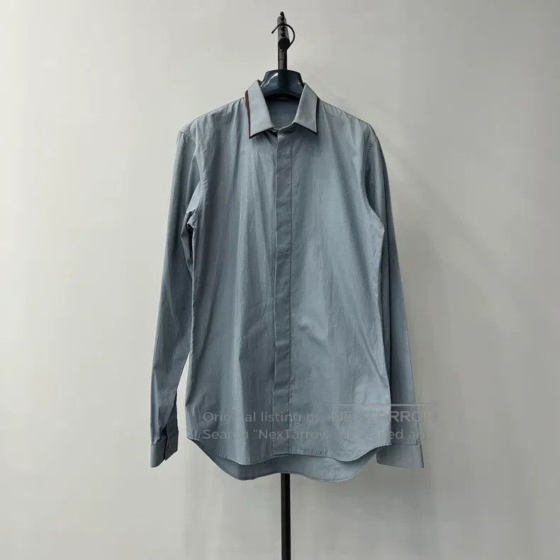 Dior Dior Size38 Gray casual shirt with long sleeves Size US XXS / EU 40 - 1 Thumbnail