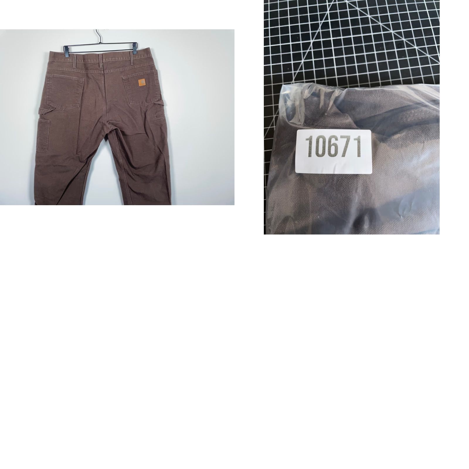 Carhartt Carhartt Pants Carpenter Regular 42 x 32 Brown Canvas Workwear Mens, 40 x 30 Inseam, 100% Cotton, Relaxed Fit, B174 DKB, Vintage No Size US 40 / EU 56 - 9 Thumbnail