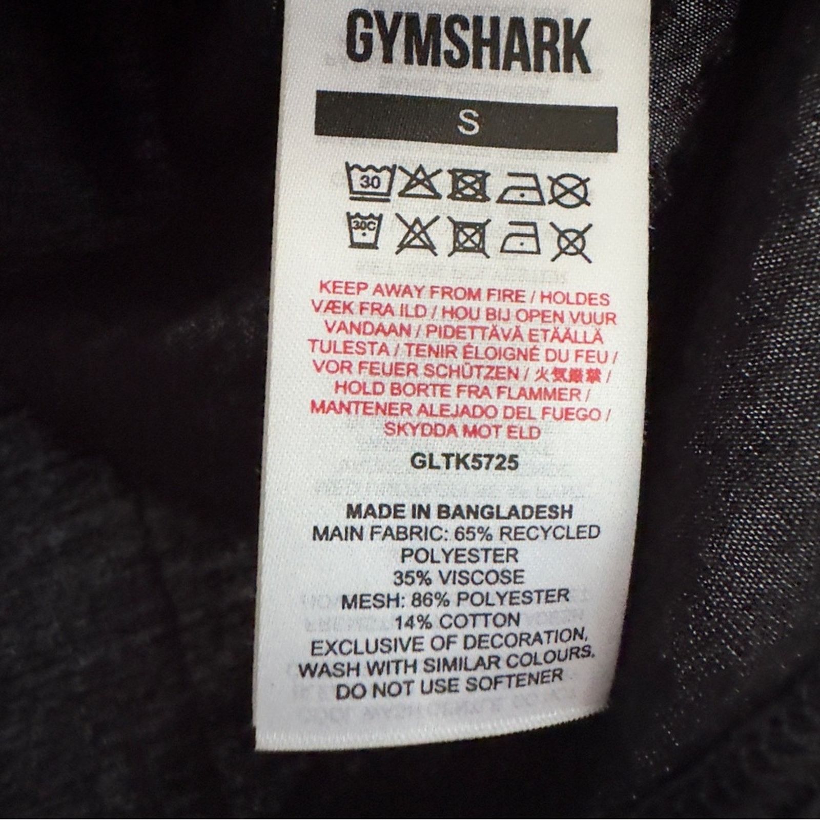 Gymshark Gymshark sleeveless athletic tank top gym workout black EUC Size S / US 4 / IT 40 - 7 Thumbnail