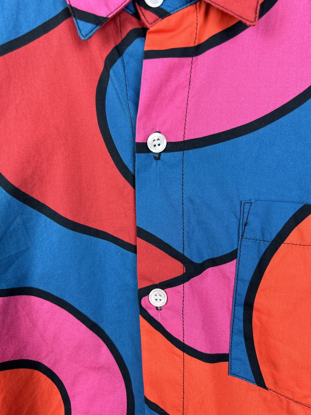 Parra Parra Serpent Pattern Multicolor Short Sleeve Shirt Size US M / EU 48-50 / 2 - 3 Thumbnail
