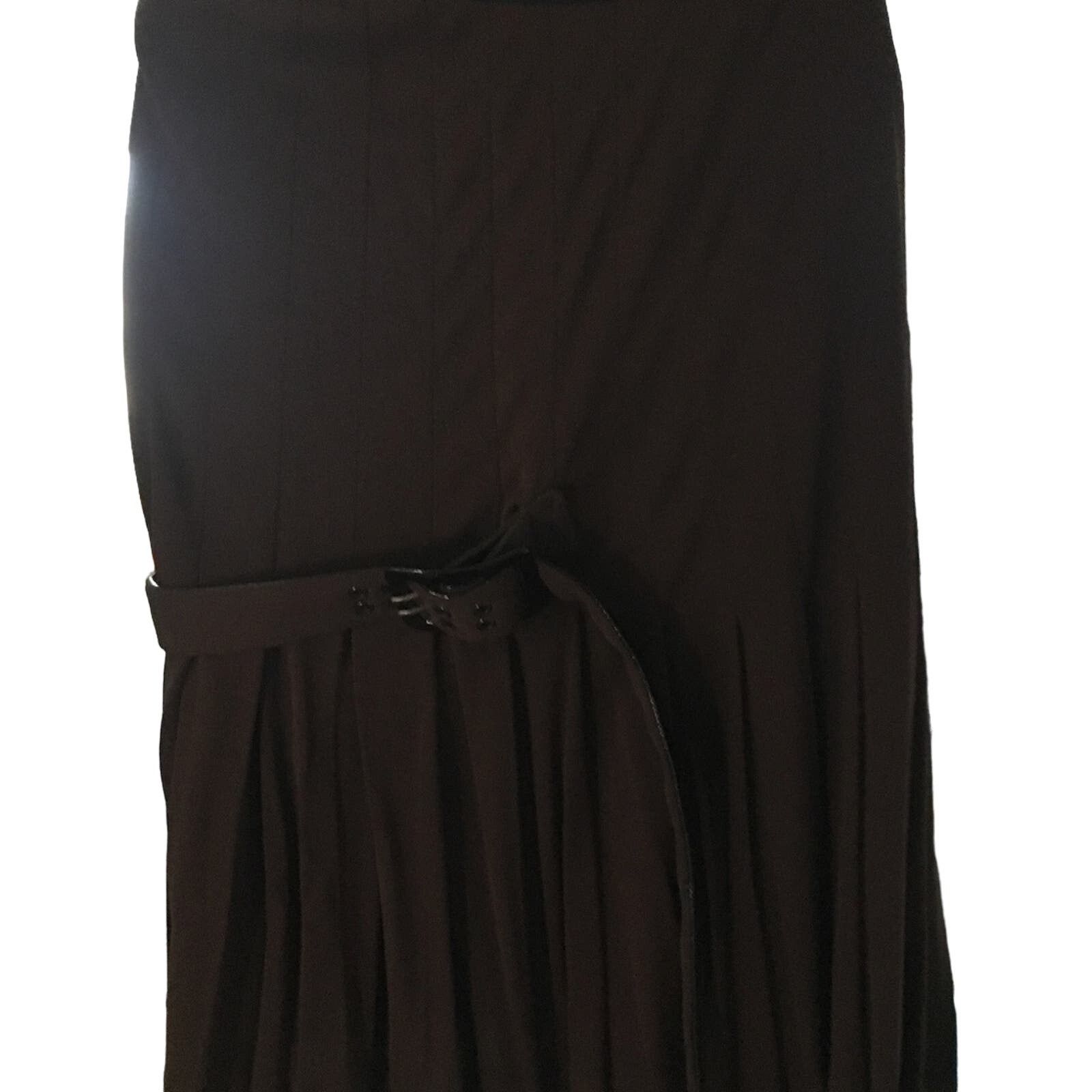 Jean Paul Gaultier NWT 90's Jean Paul Gaultier Brown, Black kilt skirt Size 4 Size 27" / US 4 / IT 40 - 6 Thumbnail