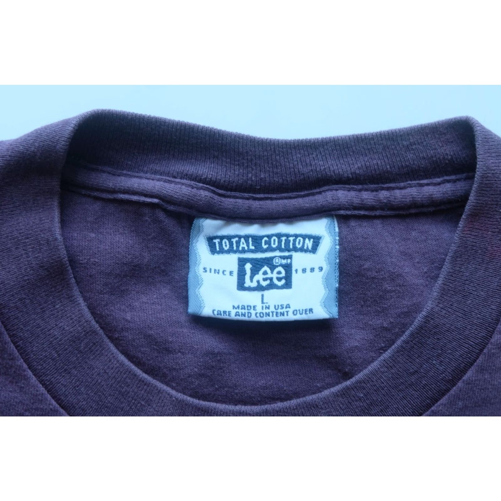 Lee LEE GOD BIBLE SUDDEN DEATH MADE IN USA SCRIPTURE VTG 90s Y2K T SHIRT MEN SZ L Size US L / EU 52-54 / 3 - 7 Thumbnail