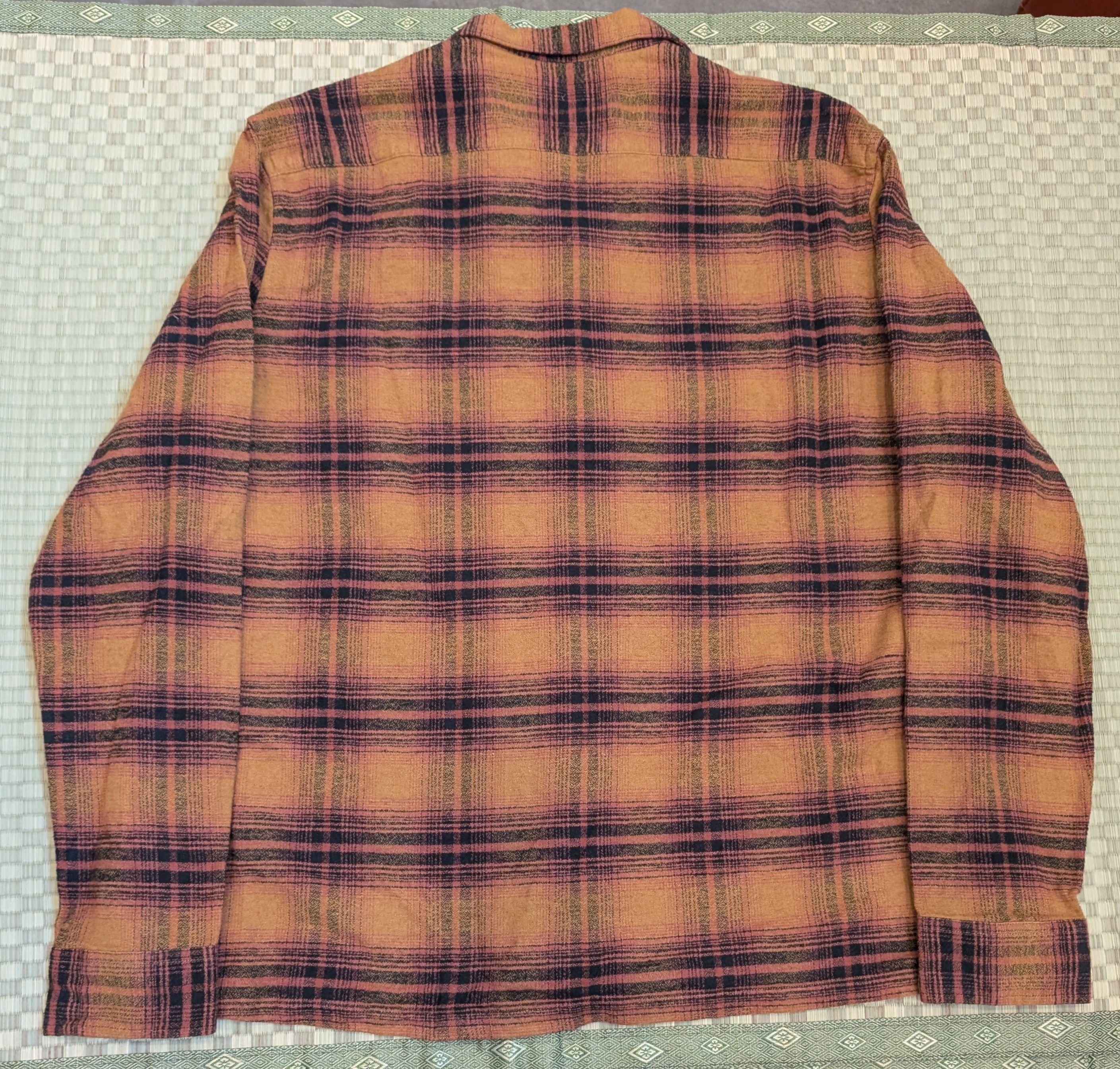 Allsaints Allsaints Ysidro Wool Blend Relaxed Fit Plaid Shirt Size US XXL / EU 58 / 5 - 2 Thumbnail