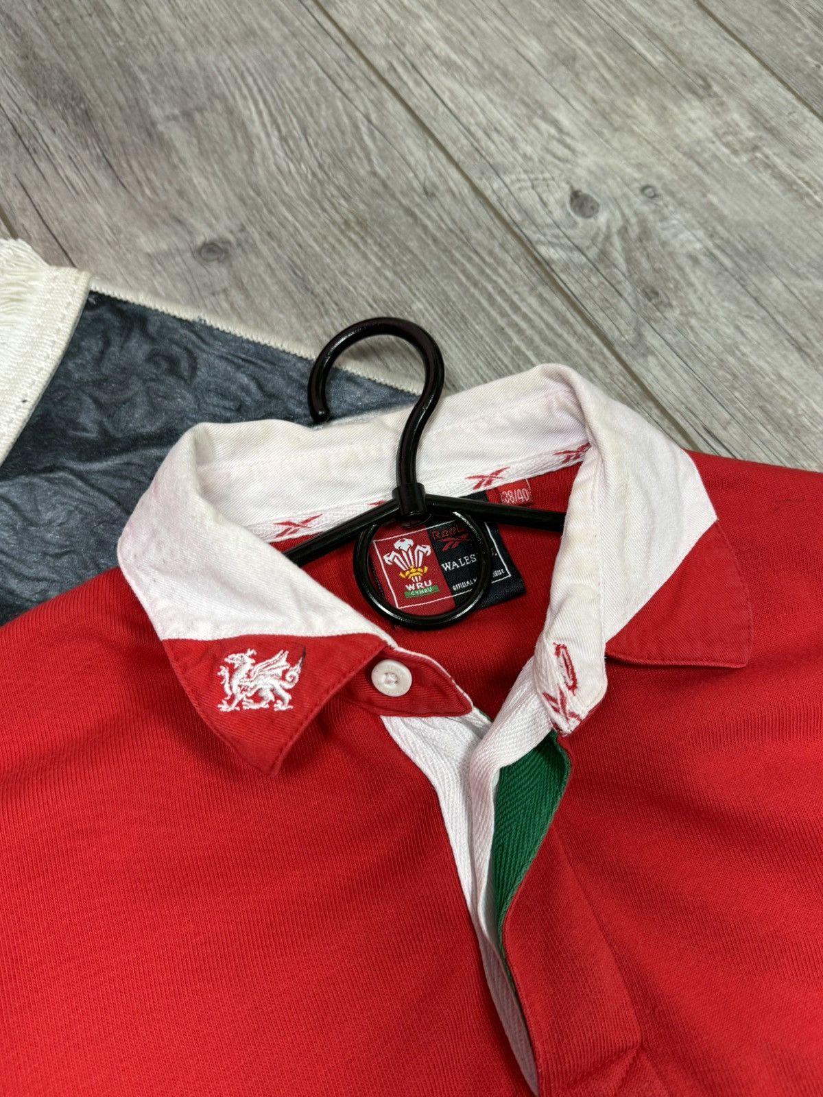 Reebok × Vintage Vintage 1999 Wales Rugby Union Home Shirt Jersey by Reebok Size US L / EU 52-54 / 3 - 7 Thumbnail