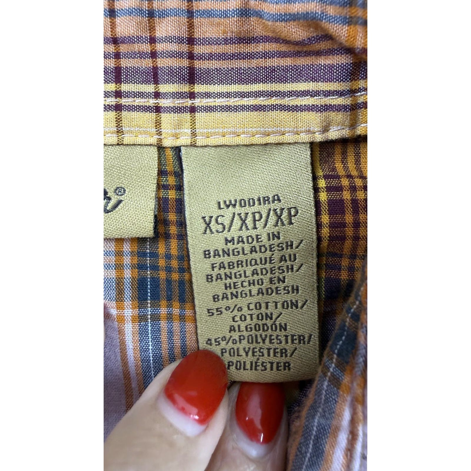 Wrangler Wrangler Shirt Womens XS Multicolor Plaid Western Snap Front Long Sleeve Size XS / US 0-2 / IT 36-38 - 7 Thumbnail