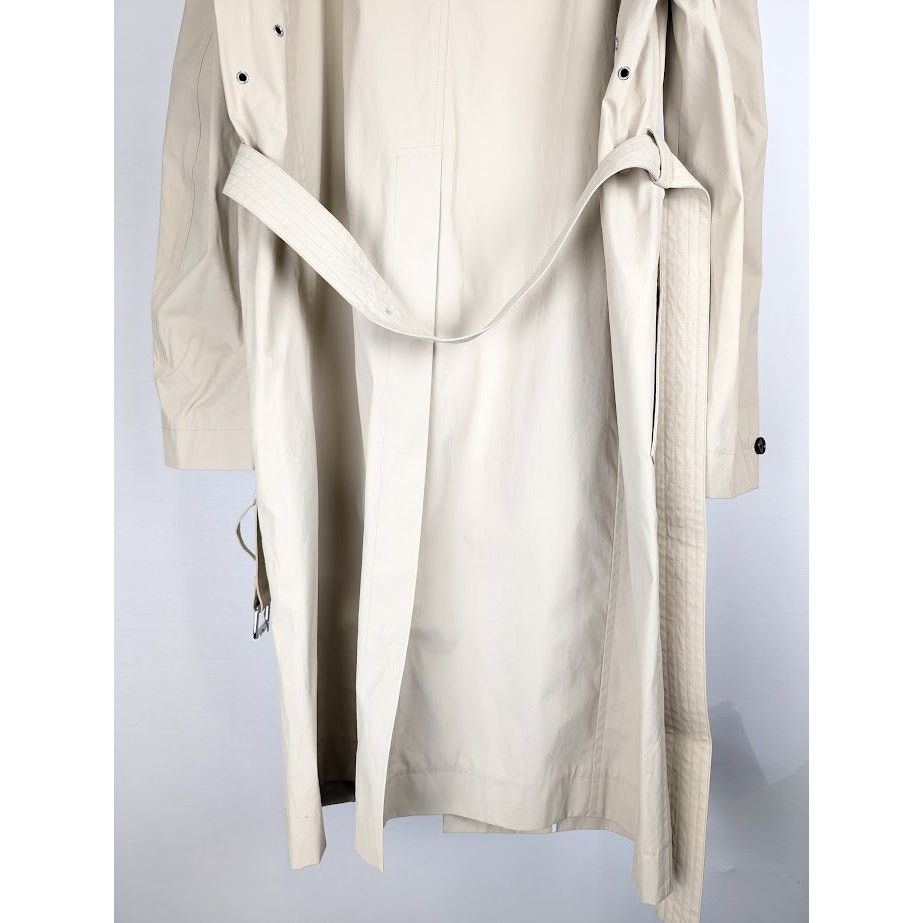 Bottega Veneta o1rshd1 Cotton Double Sided Trench Coated in Birch Size US L / EU 52-54 / 3 - 15 Thumbnail