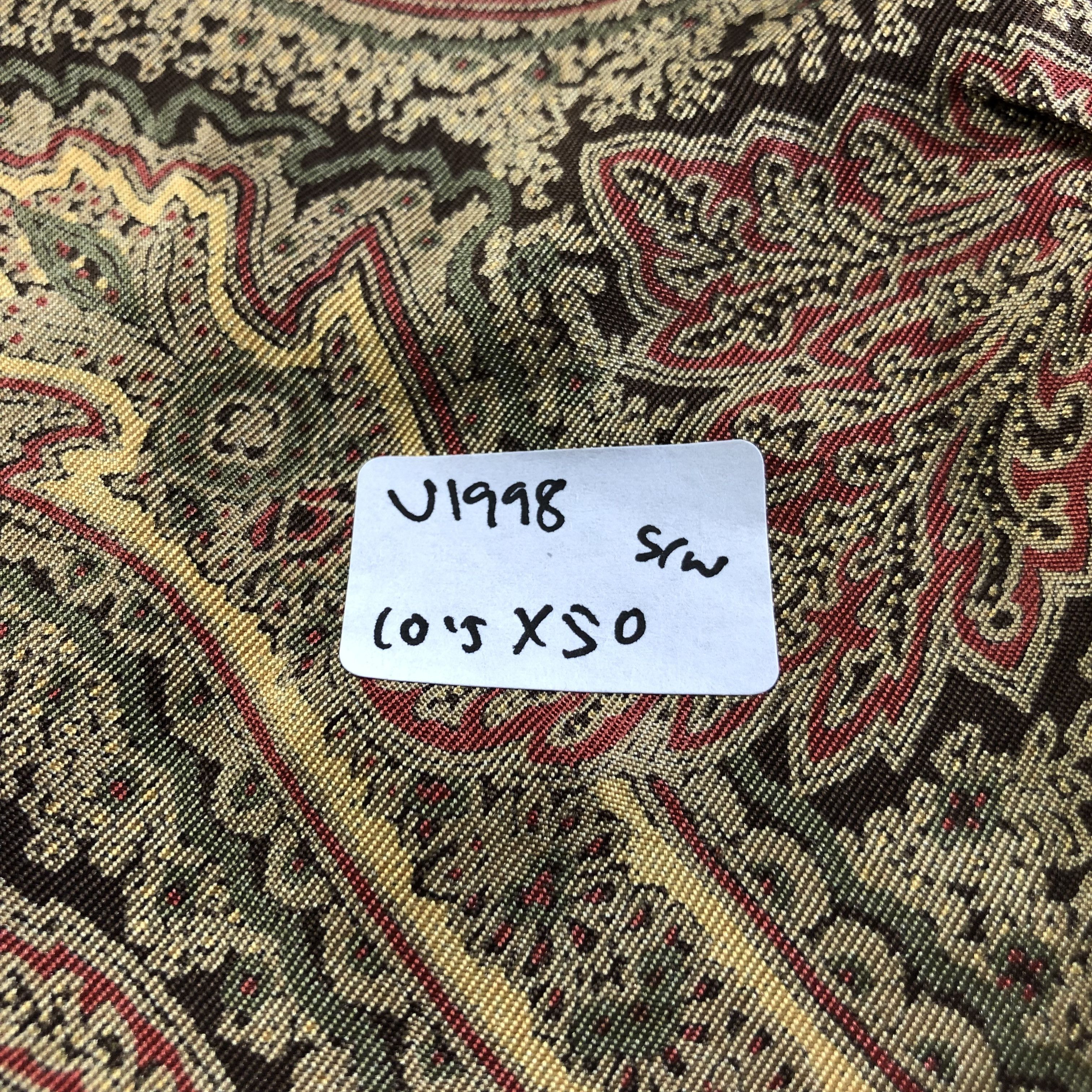 Hypebeast Top Kapi Paisley Silk/Wool Scarf Muffler V1998 Size ONE SIZE - 7 Thumbnail