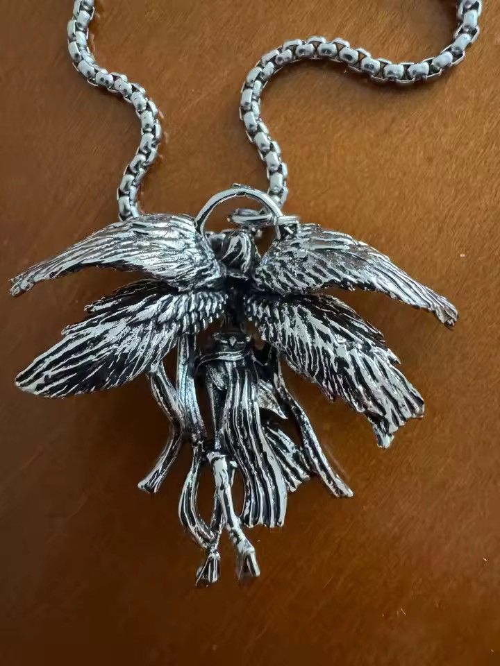 Jewelry GOTHIC Demon Queen Pendant Necklace – 60cm Chain – Size ONE SIZE - 3 Thumbnail