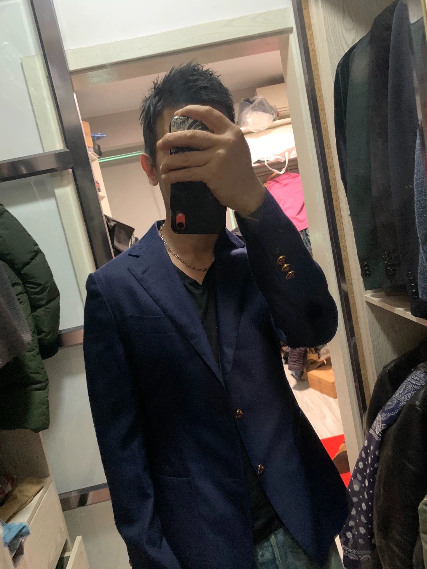 Other Beams F Super 130s Blazer 46 Excellent Missing Cufflinks Size US S / EU 44-46 / 1 - 7 Thumbnail