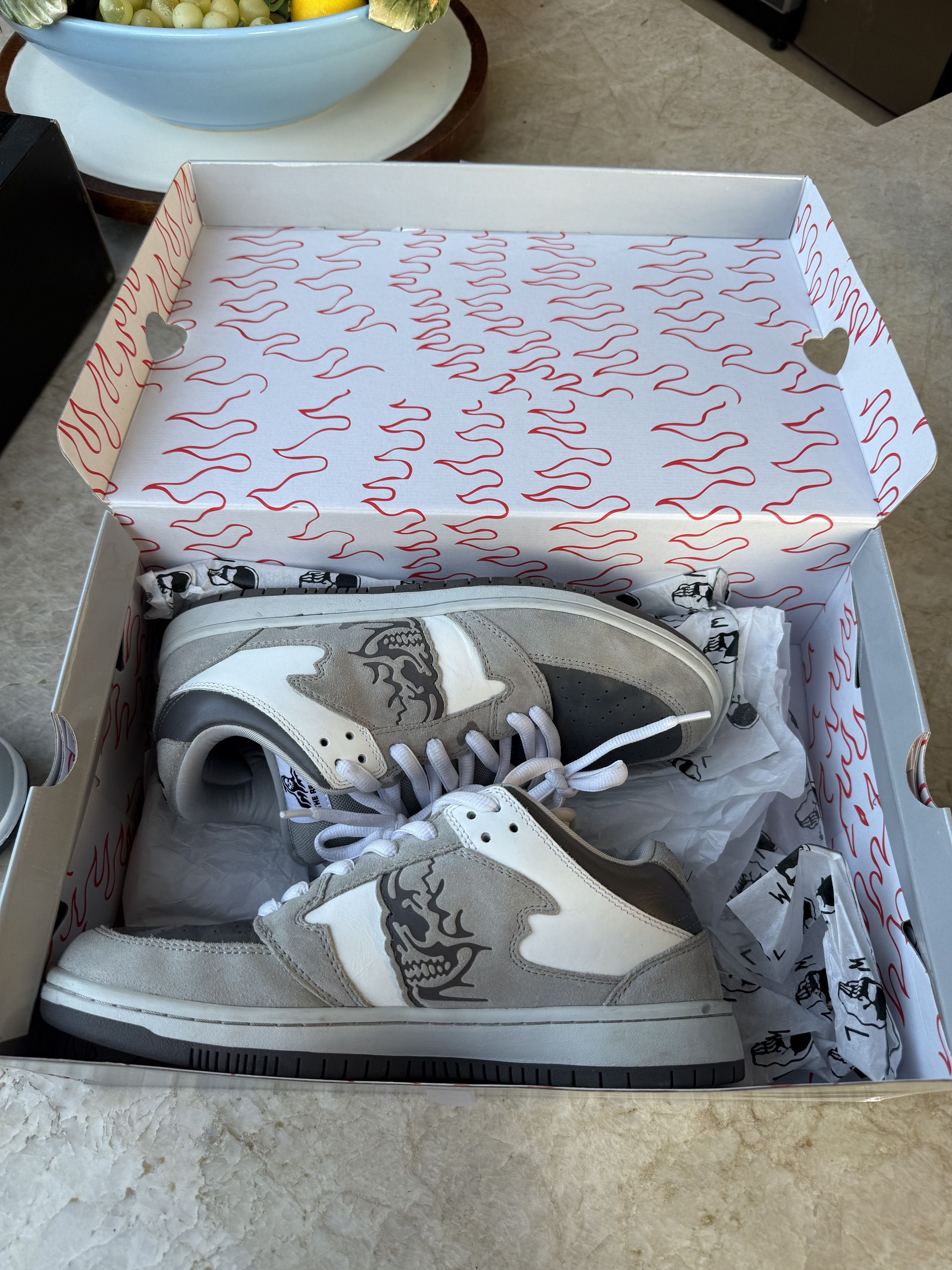 Warren Lotas Warren Lotas Reaper Dunk Sneaker (Clean Slate) Size US 9 / EU 42 - 5 Thumbnail