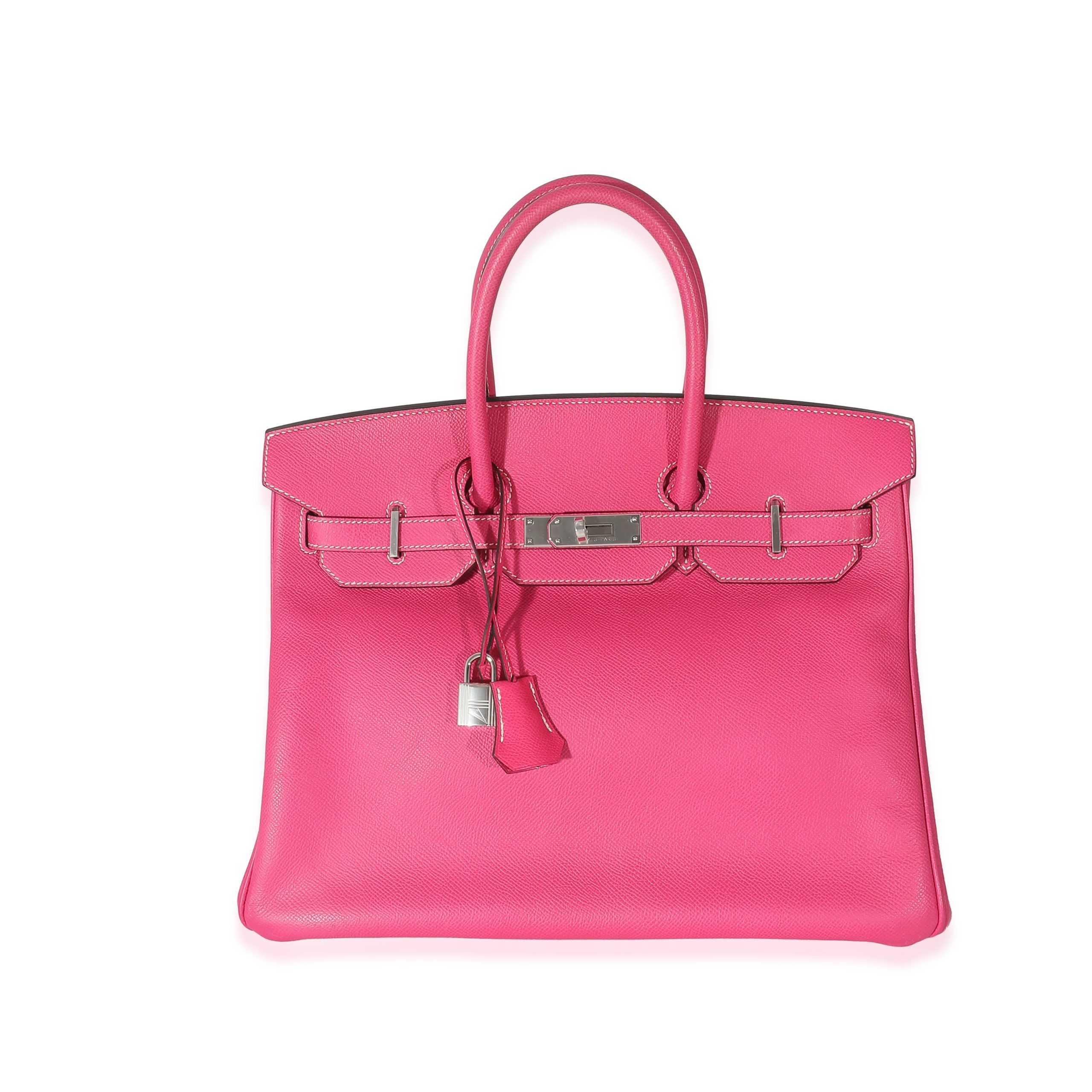 image of Hermes Limited Edition Rose Tyrien & Tosca Epsom Candy Birkin 35 Phw, Women's