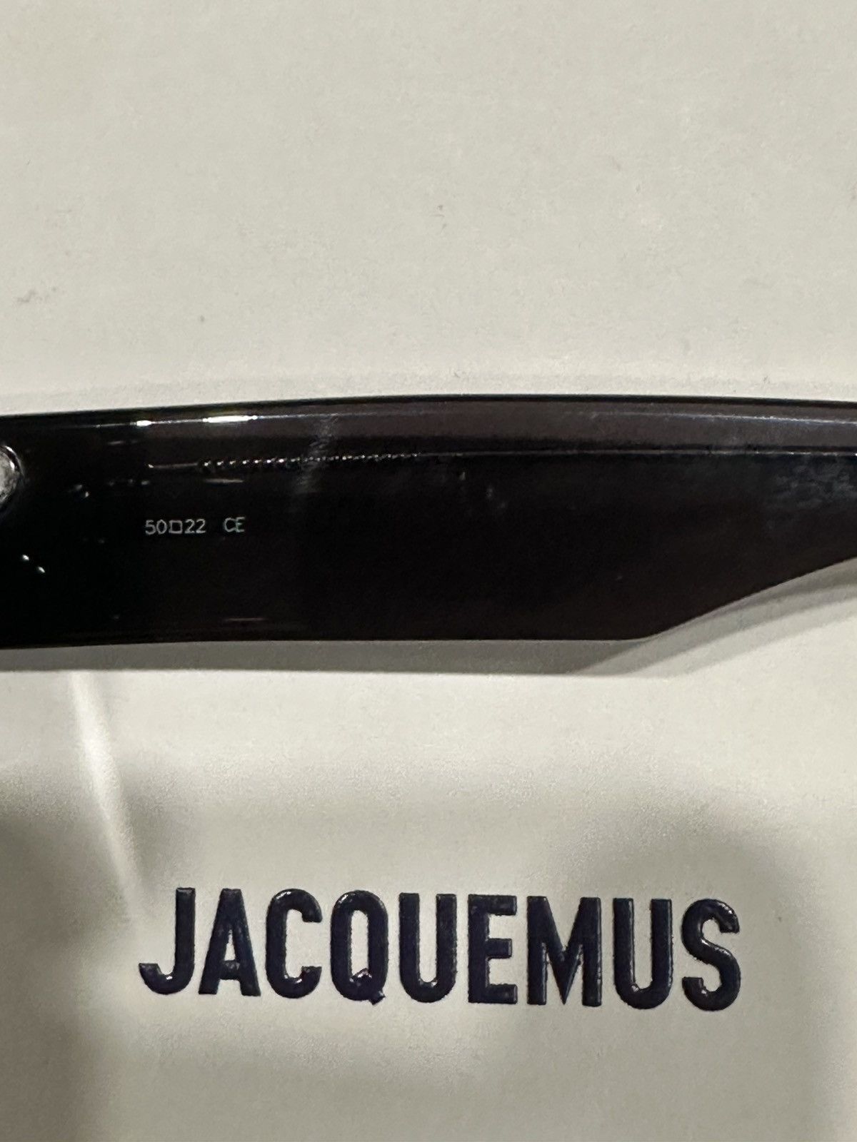 Jacquemus Jacquemus Black Les Lunettes Baci Sunglasses Size ONE SIZE - 4 Thumbnail