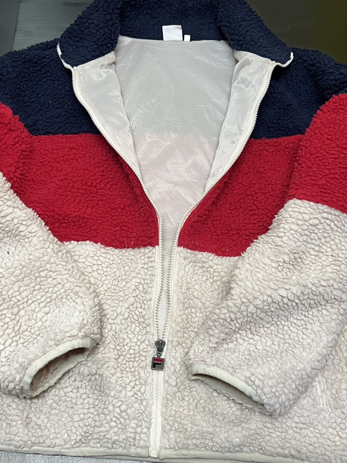 Fila 🔥HOT DROPS🔥 Fila Fleece Sweatshirt Outerwear Zipper Size US L / EU 52-54 / 3 - 8 Thumbnail