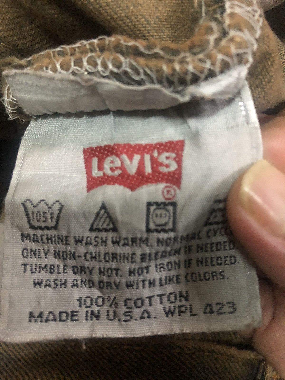 Levi's Vintage Levi’s Distressed Rusty Denim Pants Size 28" / US 6 / IT 42 - 4 Thumbnail