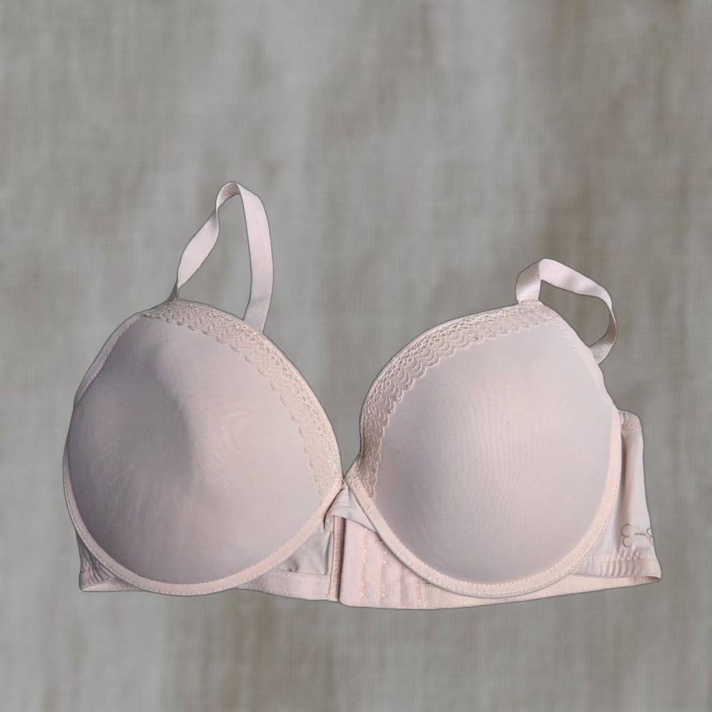 Jessica Simpson Women's Jessica Simpson Bra Pink 36C Padded Underwire Style 71222 Lace Size ONE SIZE - 1 Thumbnail