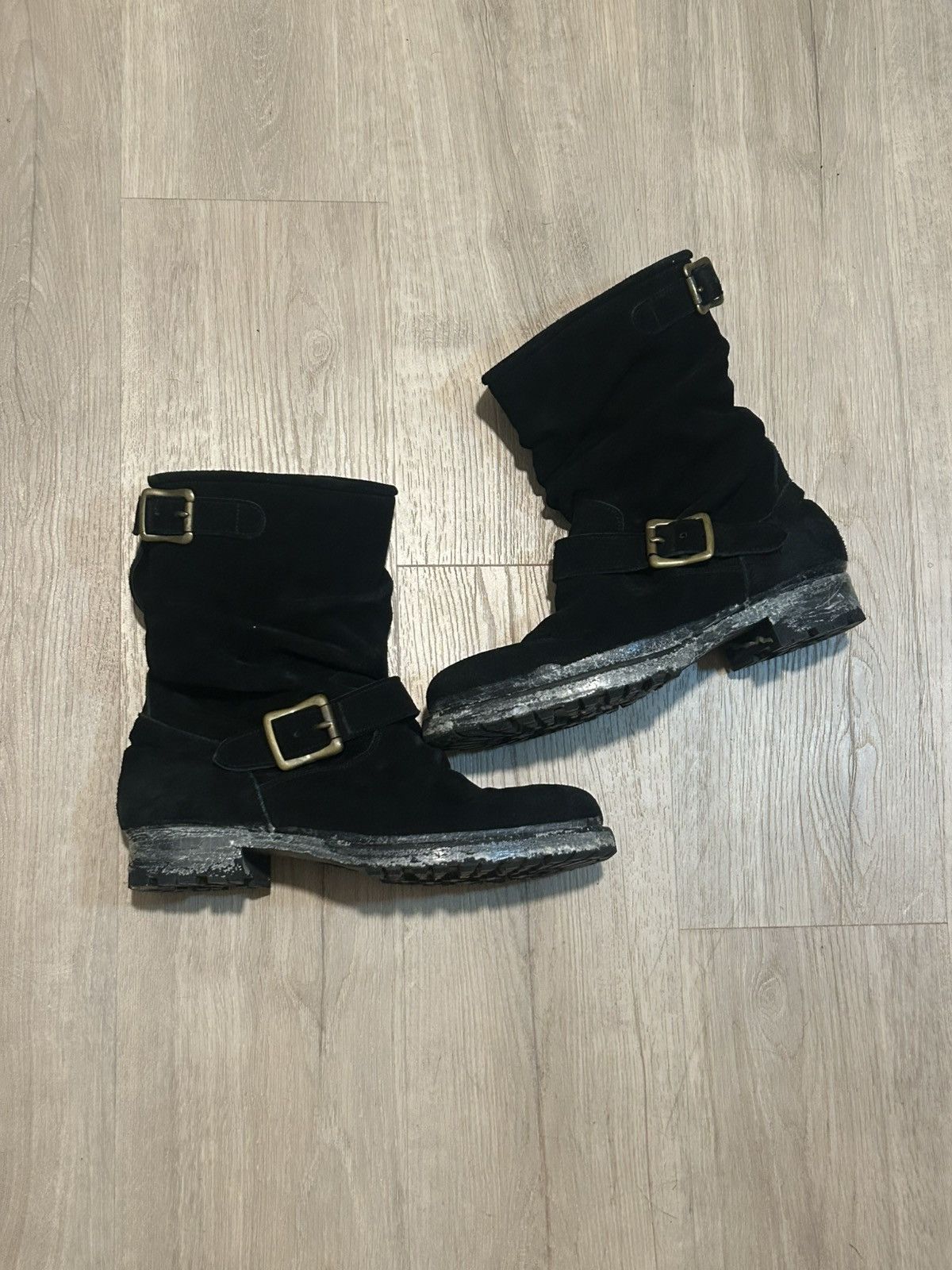 Maison MIHARA YASUHIRO miharayasuhiro twisted zip up boots | Grailed