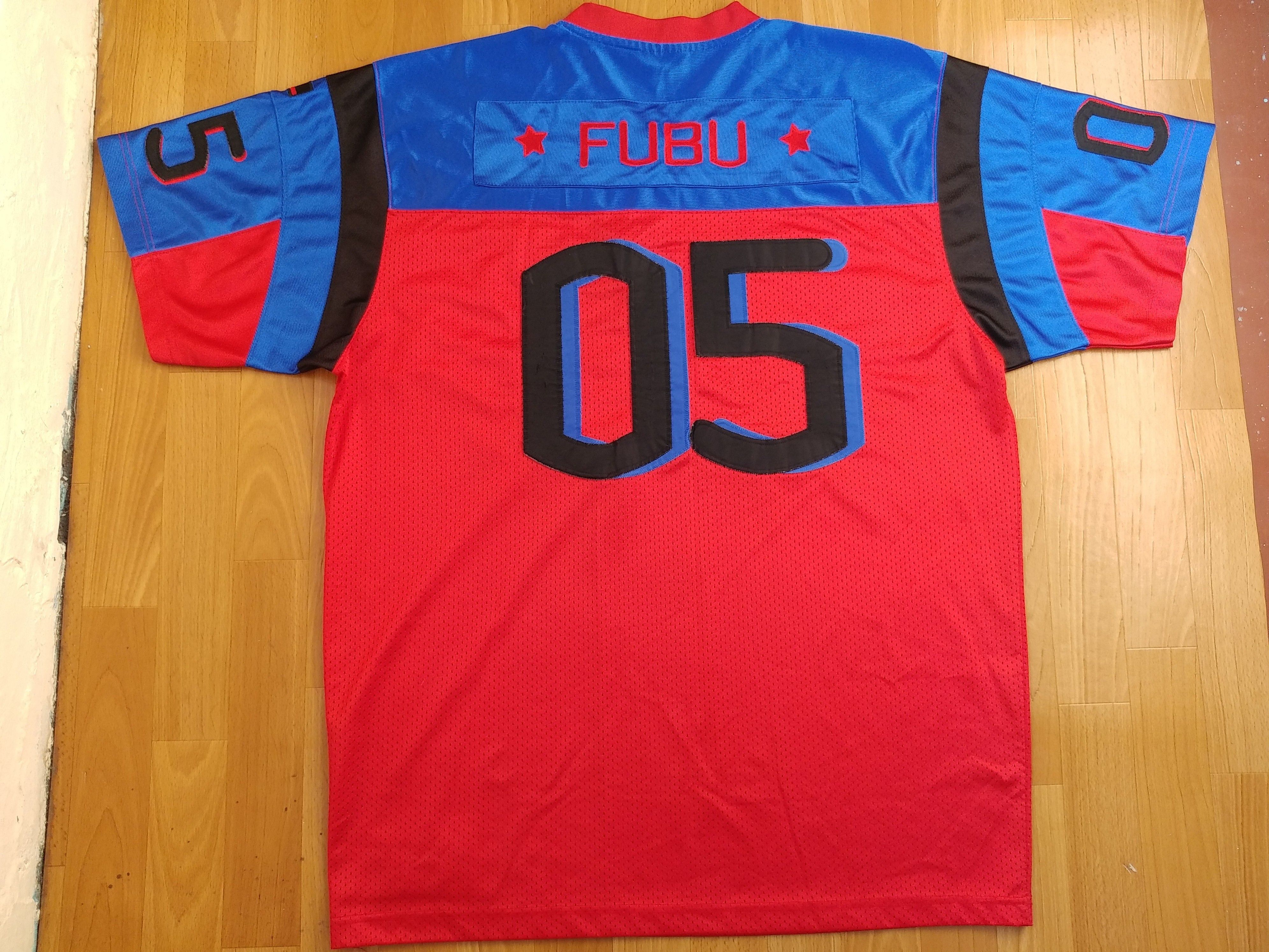 Fubu FUBU jersey, red, Fubu 05, vintage hip hop t-shirt, 90s XL Size US XL / EU 56 / 4 - 1 Thumbnail