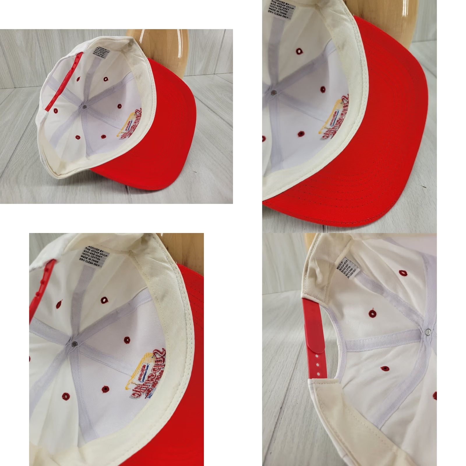 Vintage VINTAGE EXXON MOTOR OIL DIRECT 3D EMBROIDERED Hat Snap-Back Men Adjustable White Size ONE SIZE - 8 Thumbnail