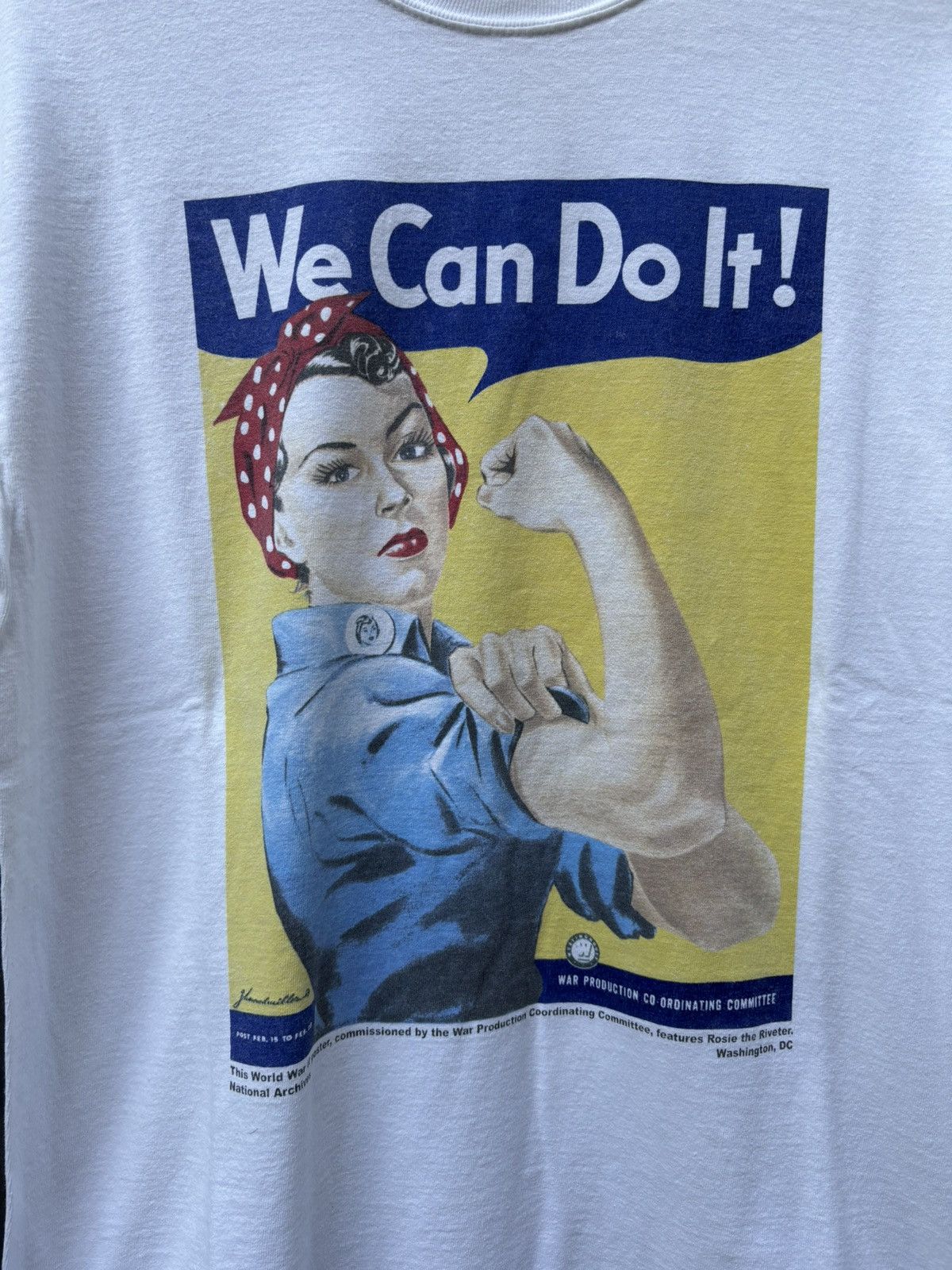 Vintage RARE! Vintage 90’s Promo Art Poster War II We Can Do It Size US M / EU 48-50 / 2 - 4 Thumbnail