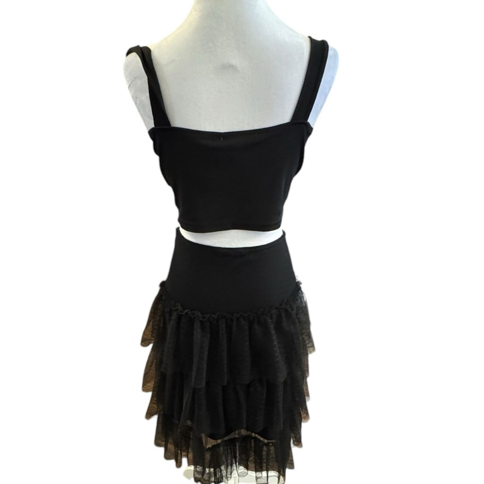 Betsey Johnson Betsey Johnson 90s Y2K Whimsy Goth Dot Net Skirt Size S Size 28" / US 6 / IT 42 - 5 Thumbnail