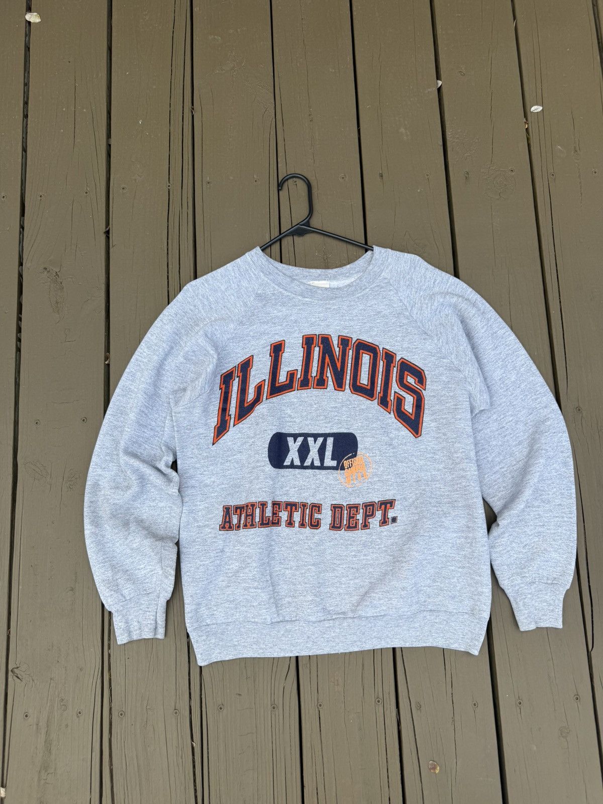 Fruit Of The Loom Vintage Illinois Sweater Longsleeve Size US M / EU 48-50 / 2 - 1 Thumbnail