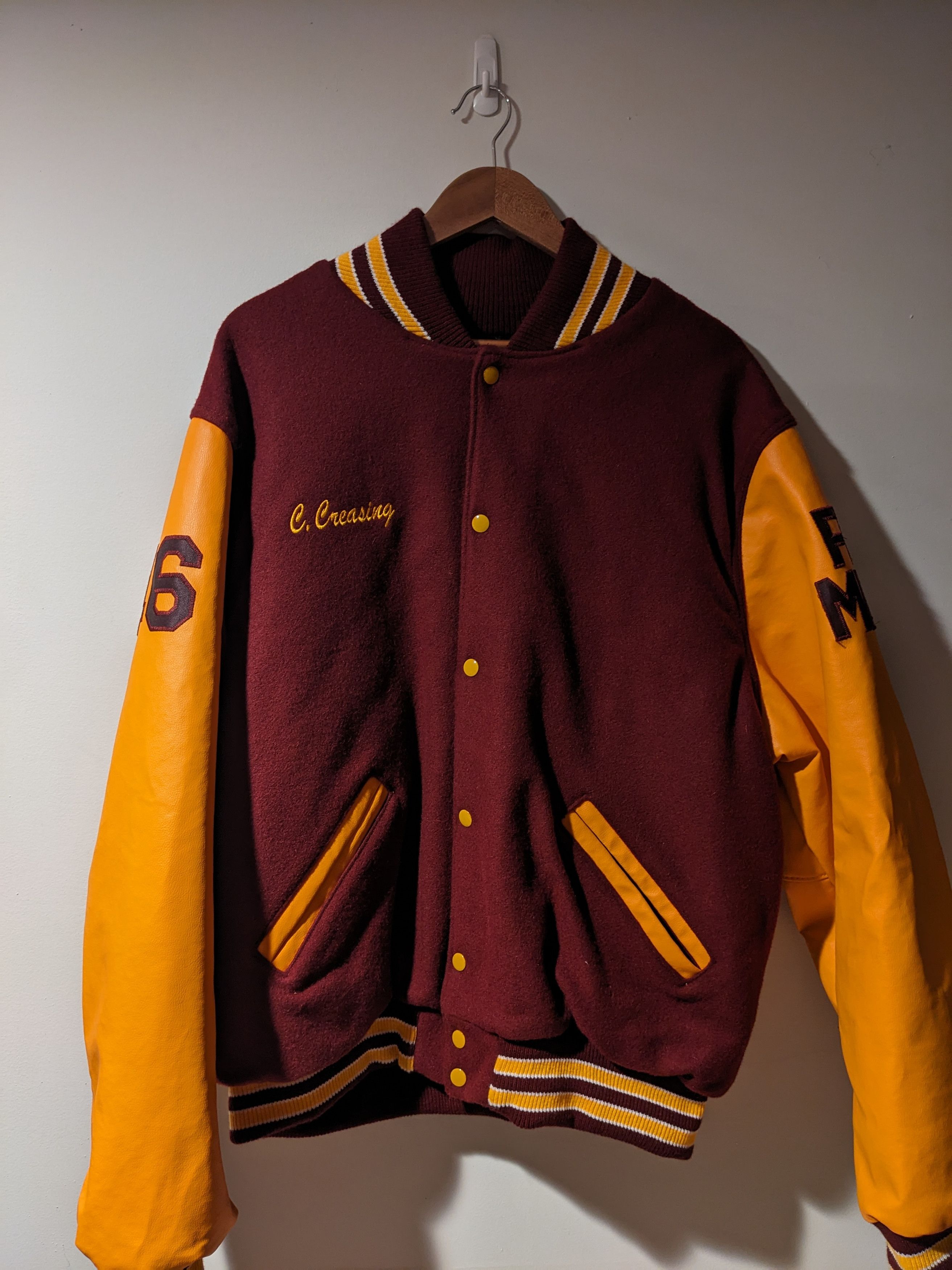 Vintage Vintage 90s Wyoming Valley West High School Varsity Jacket Size US XL / EU 56 / 4 - 1 Thumbnail
