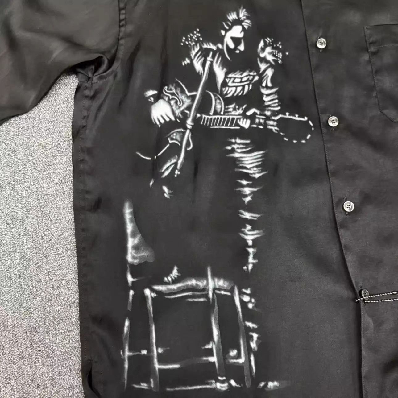 Isamu Katayama Backlash backlash Tencel Biker Open-Front Shirt K11 Size US M / EU 48-50 / 2 - 4 Thumbnail