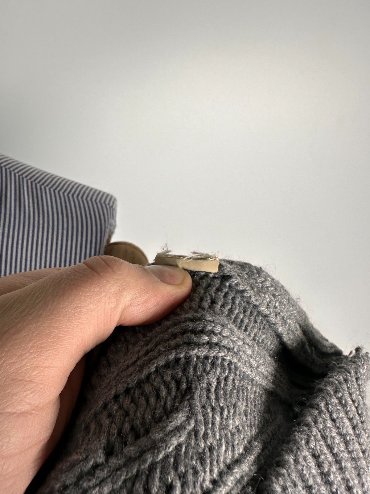 Massimo Dutti Massimo Dutti Italian Yarn Cable Knit Wool Jumper Sweater XS Size XS / US 0-2 / IT 36-38 - 8 Thumbnail