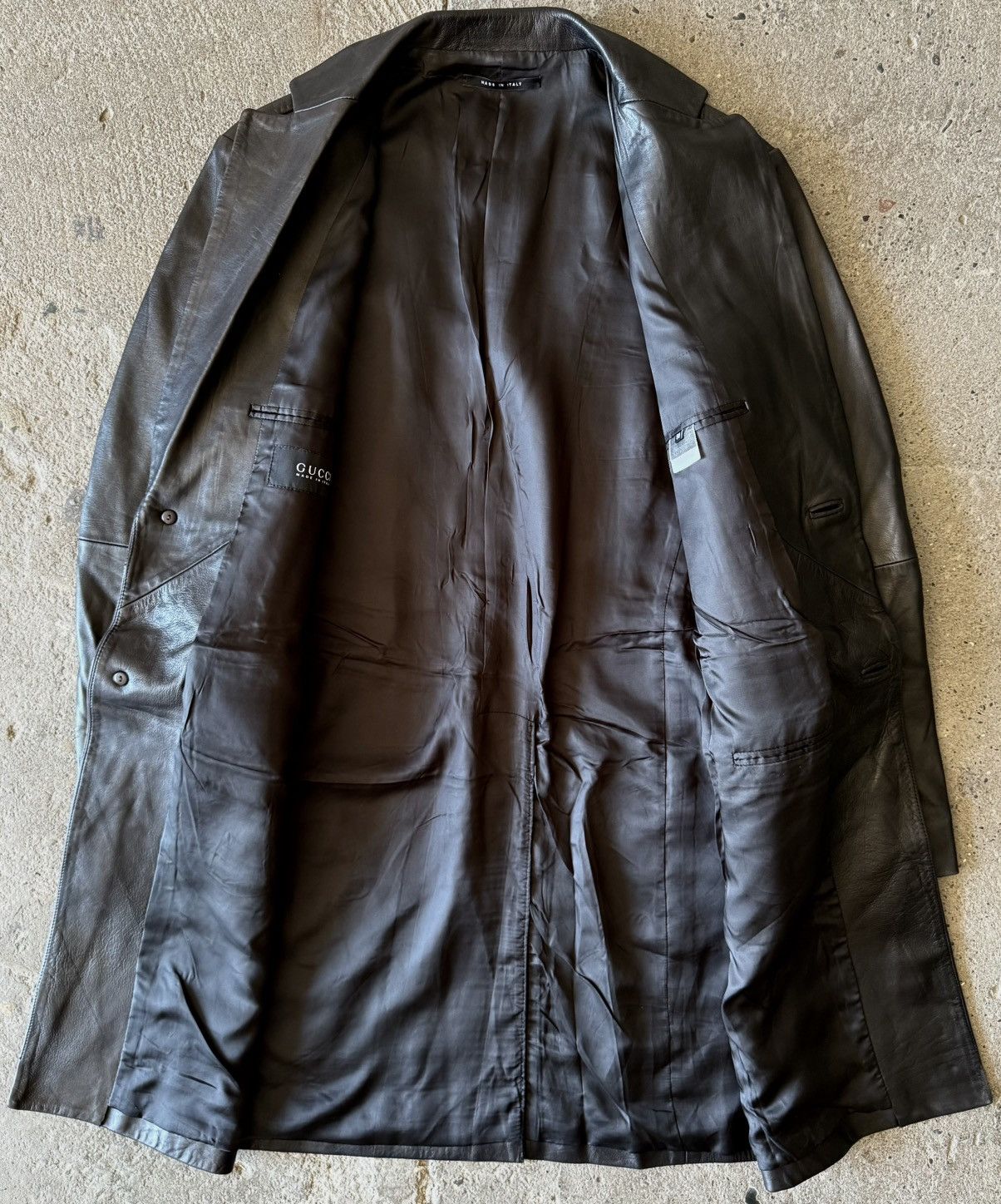 Gucci × Tom Ford Archive Gucci - Tom Ford - Lamb Skin - Leather Coat Size US M / EU 48-50 / 2 - 9 Thumbnail